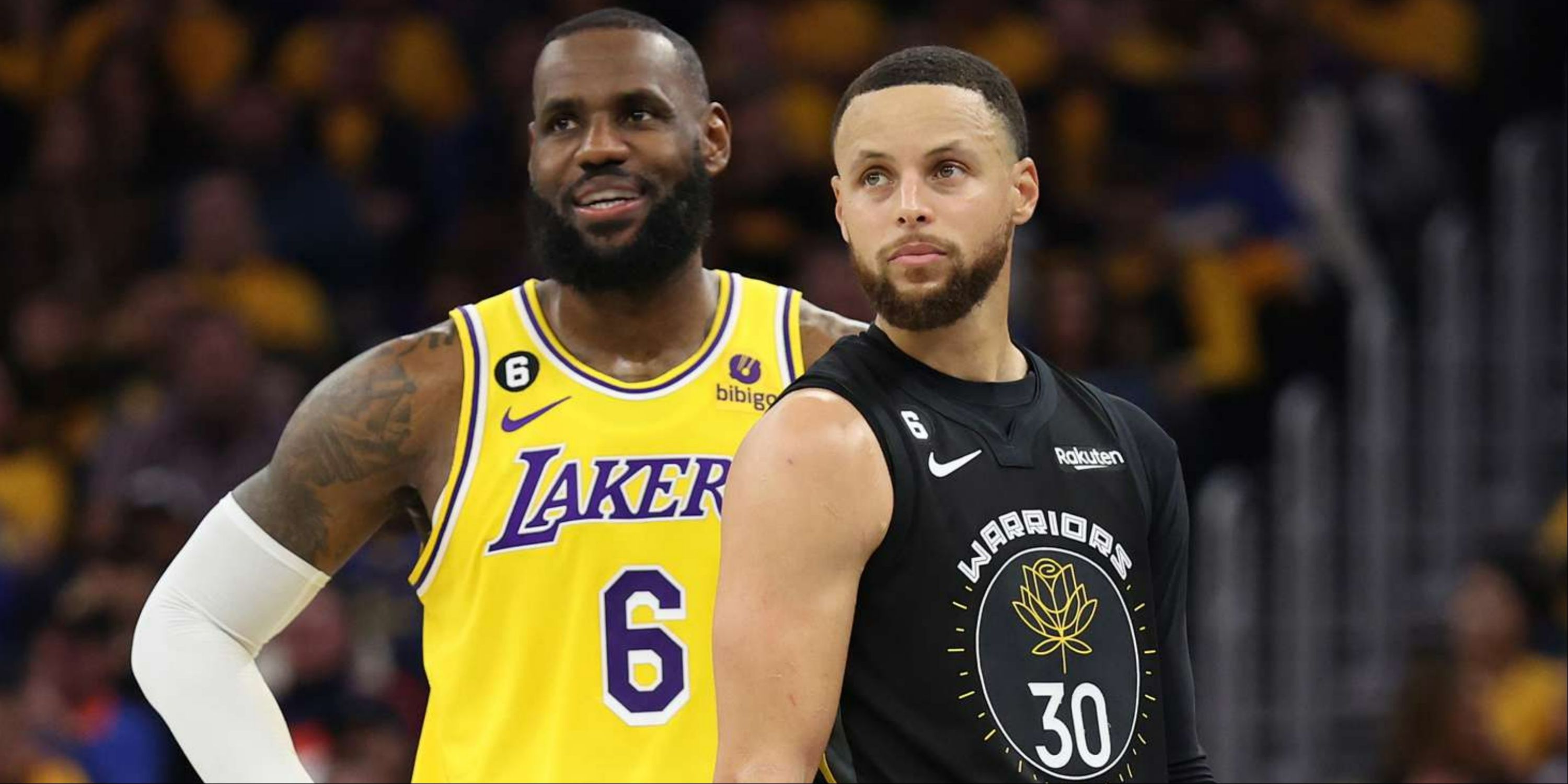 LeBron James and Stephen Curry