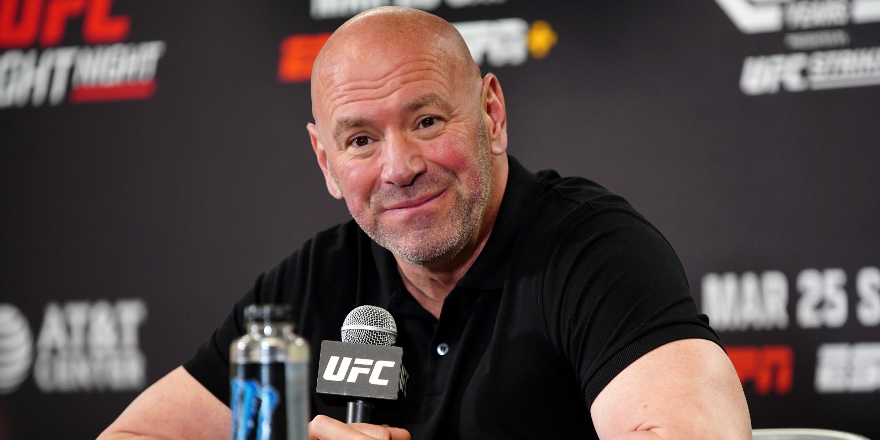 Dana White during a UFC press conference