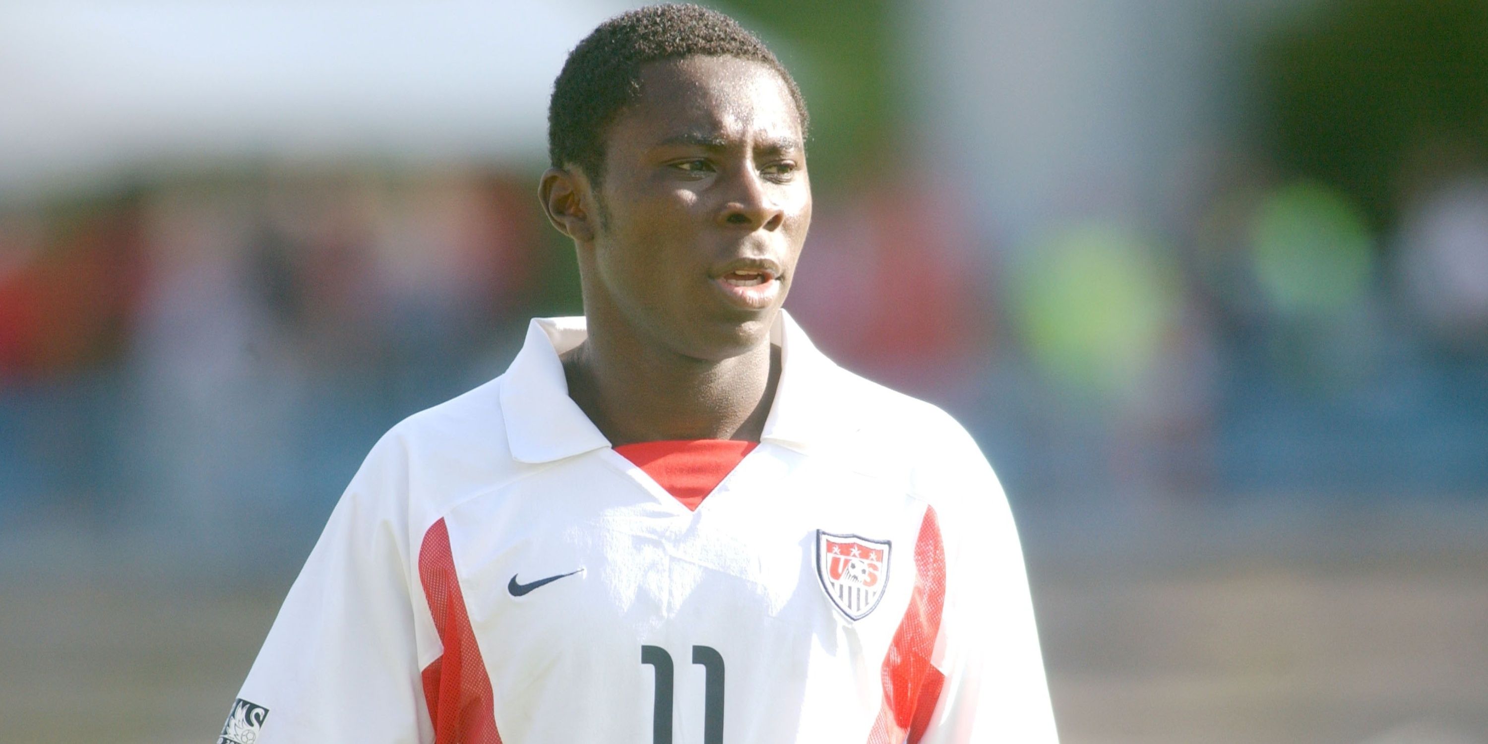 Freddy Adu in action for USA
