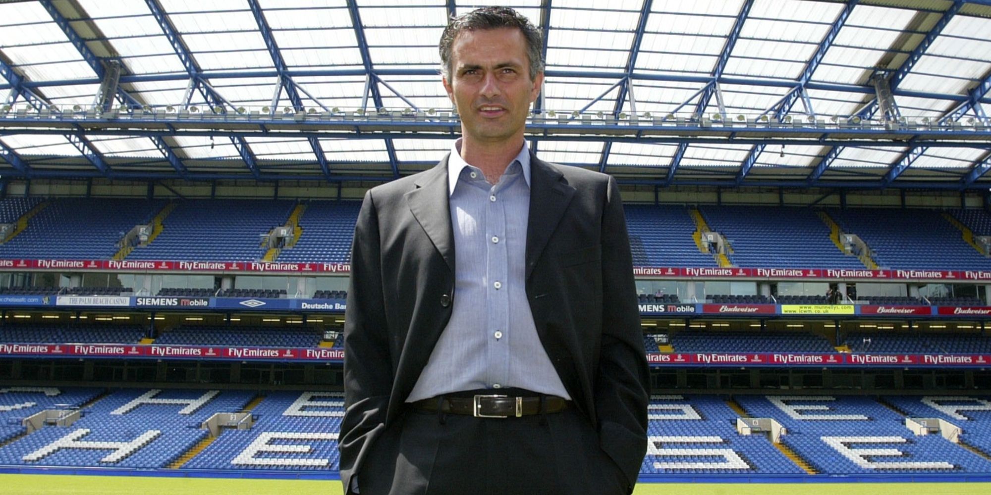 New Chelsea manager Jose Mourinho in 2004.