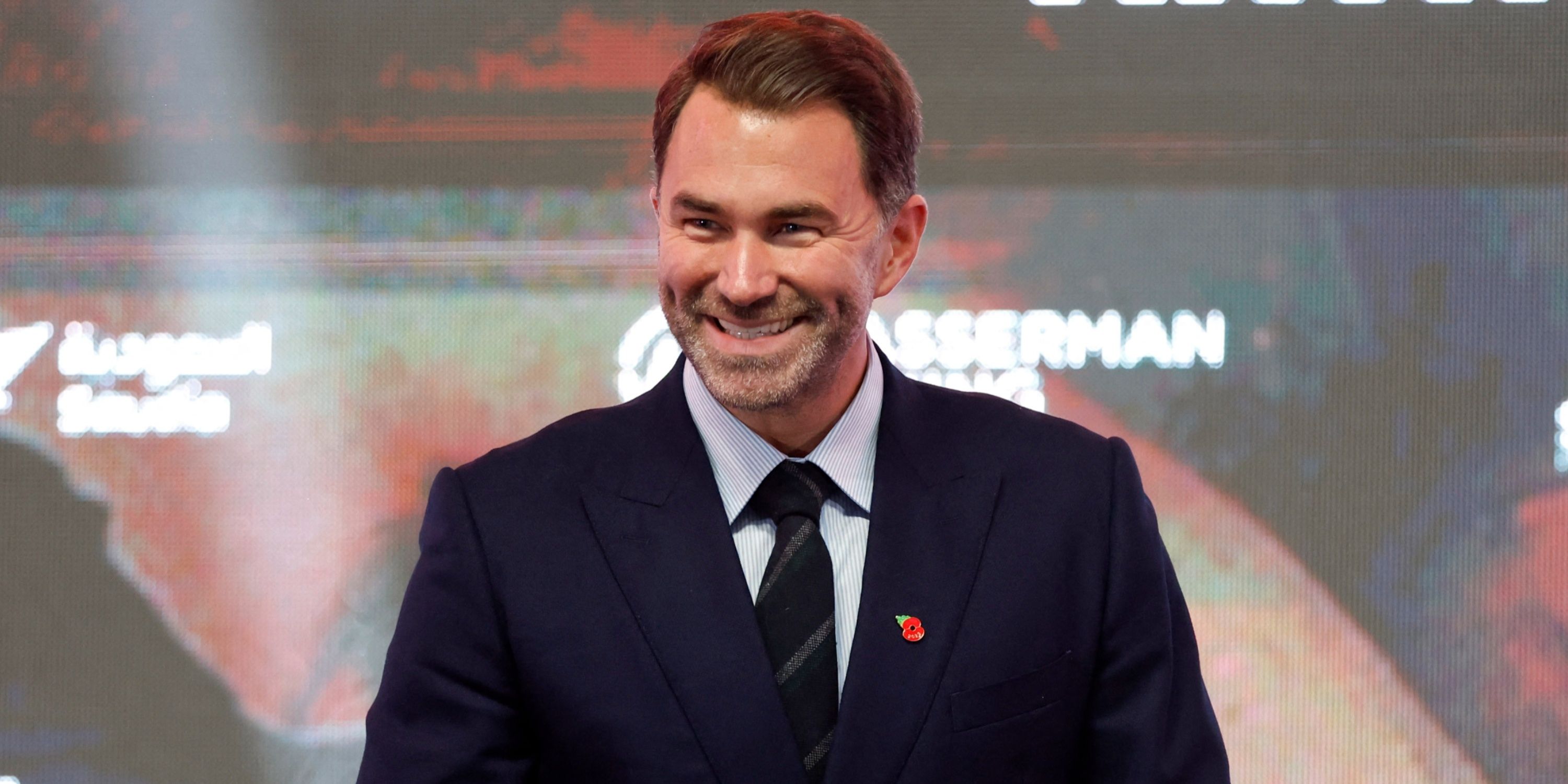 Eddie Hearn during press conference