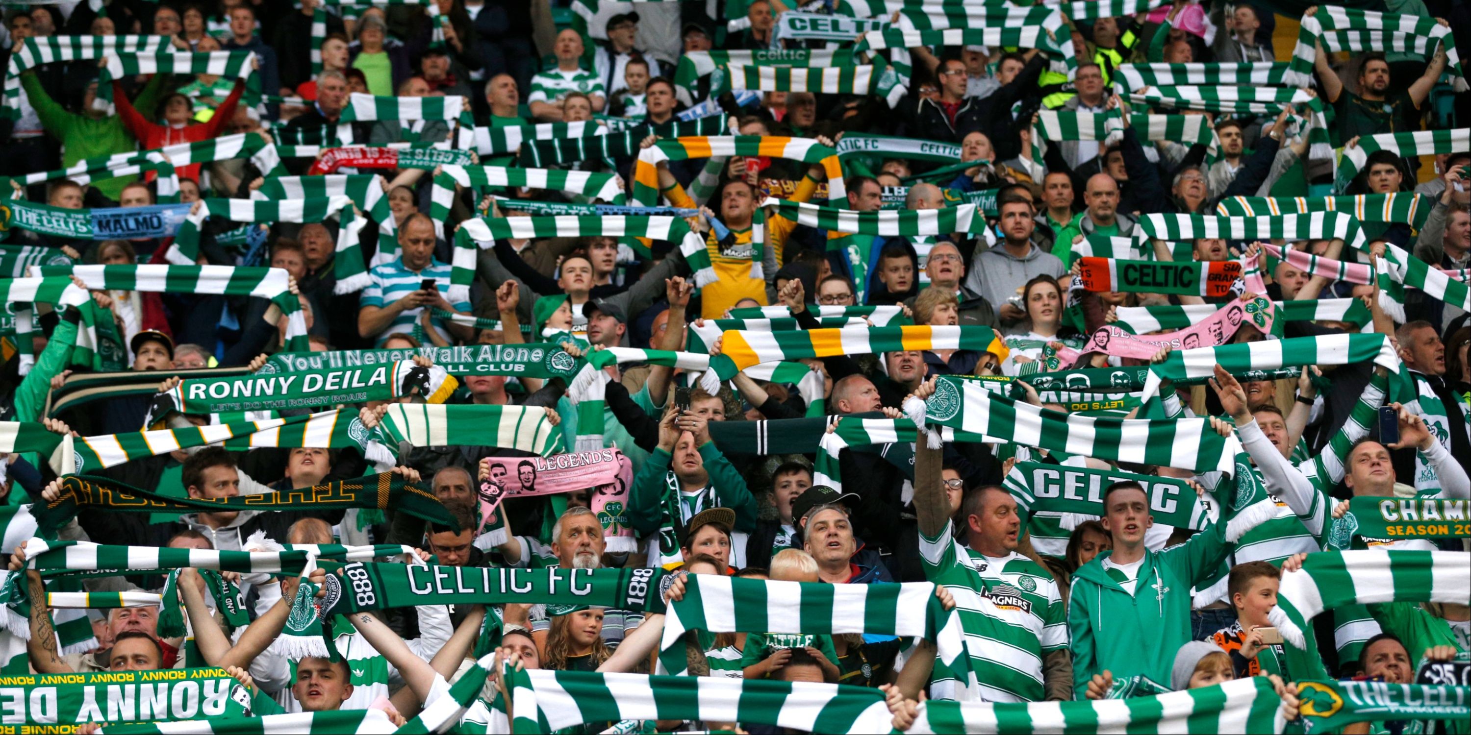 Celtic crowd in the Champions League