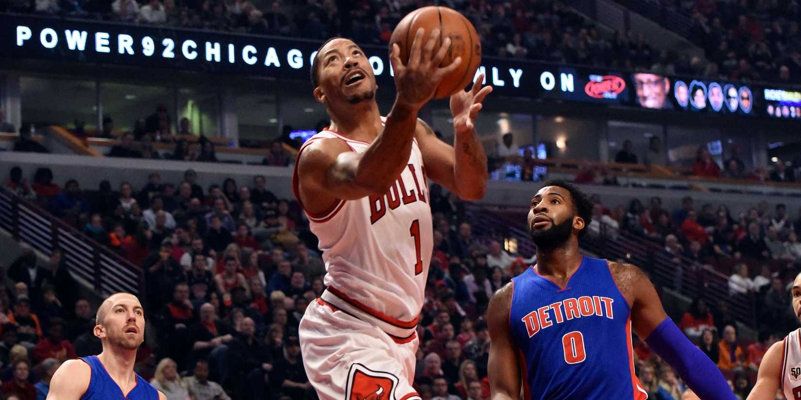 Derrick Rose vs. Andre Drummond Chicago Bulls Detroit Pistons