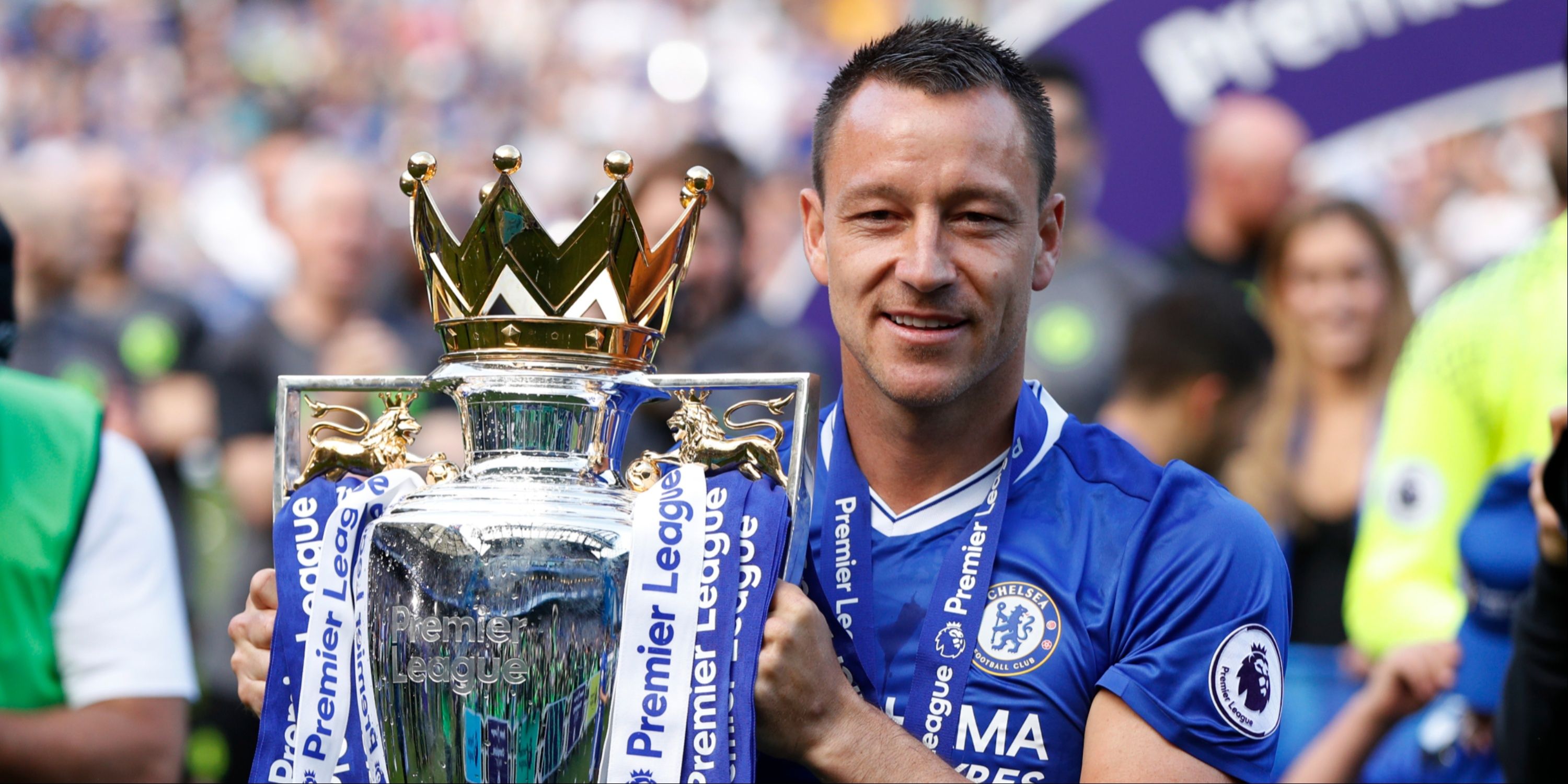 John Terry with the Premier League trophy