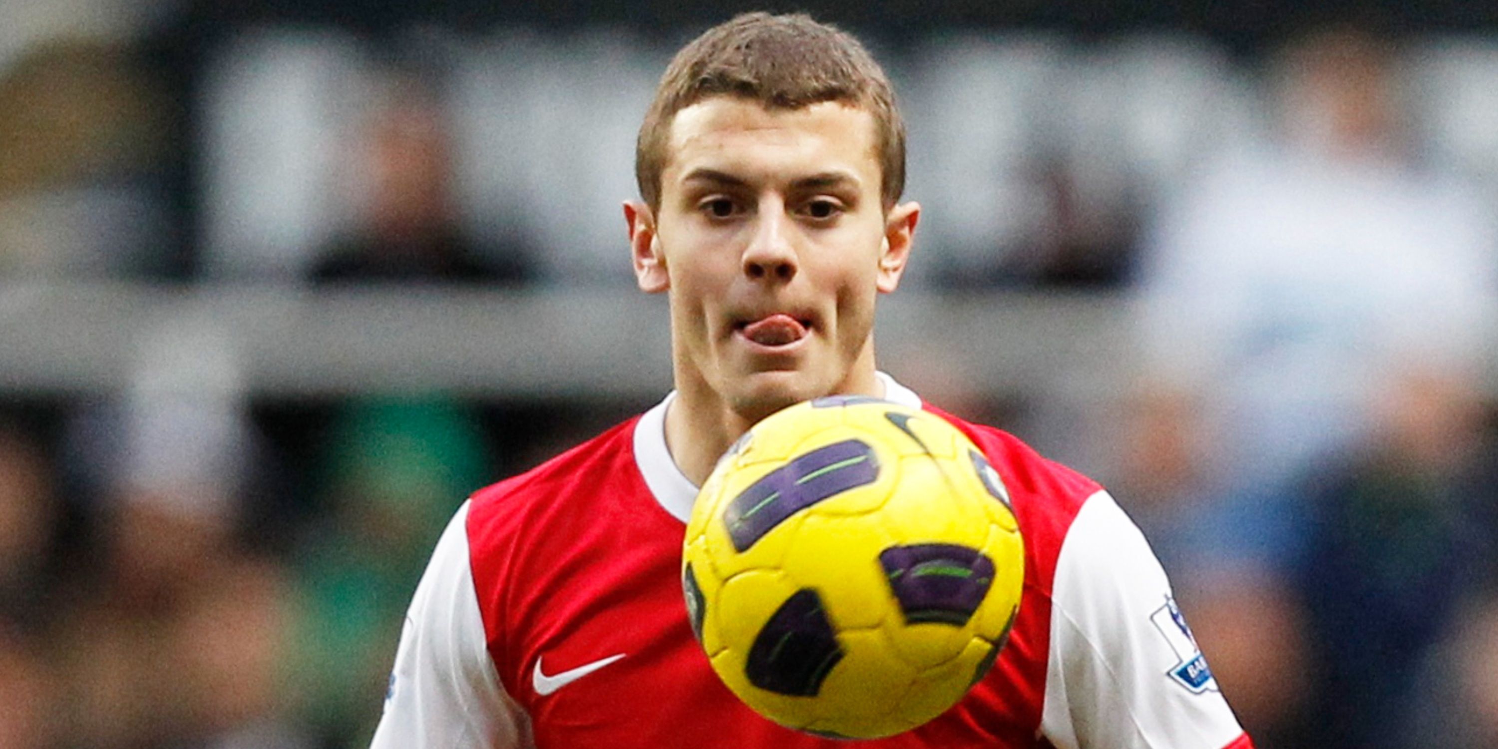 Jack Wilshere of Arsenal looks on