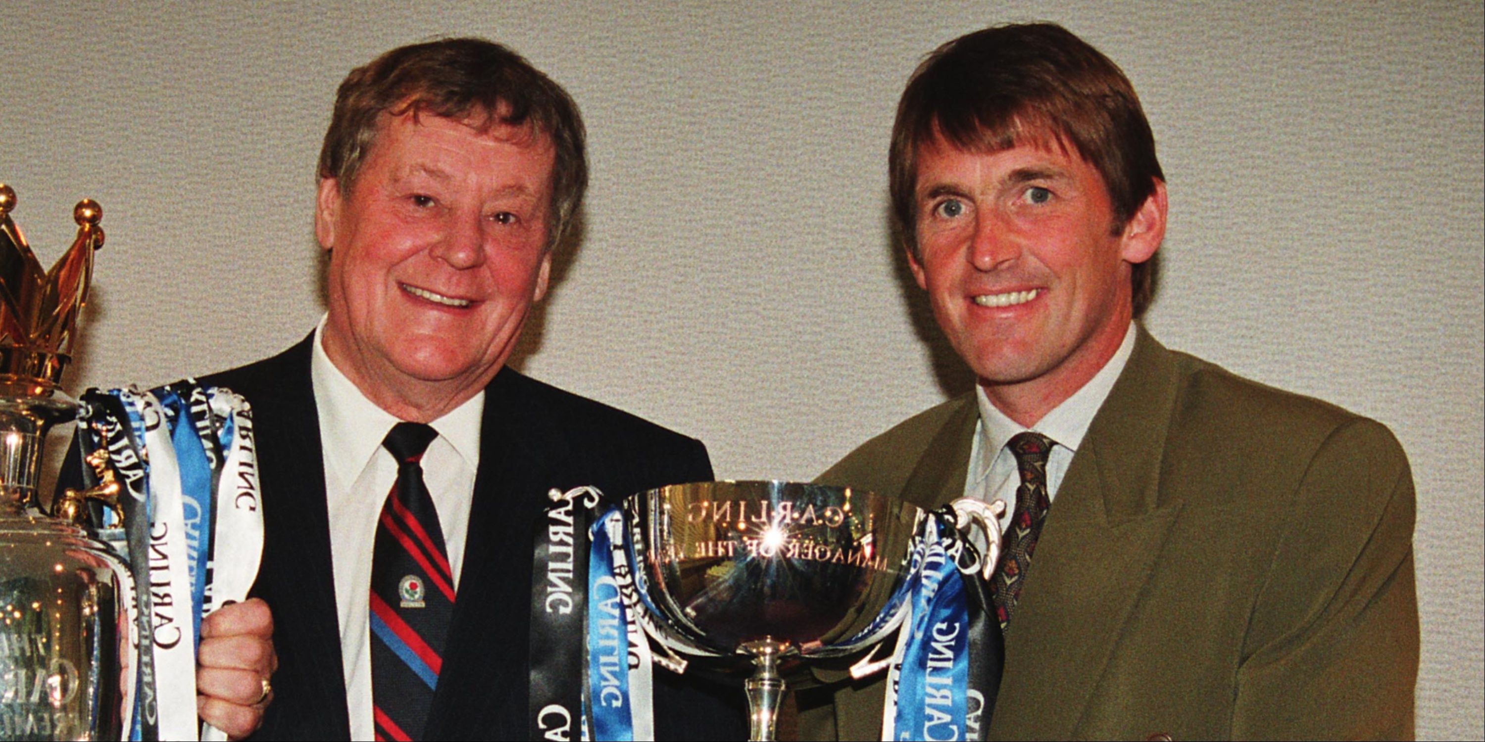 Kenny Dalglish with the League Cup