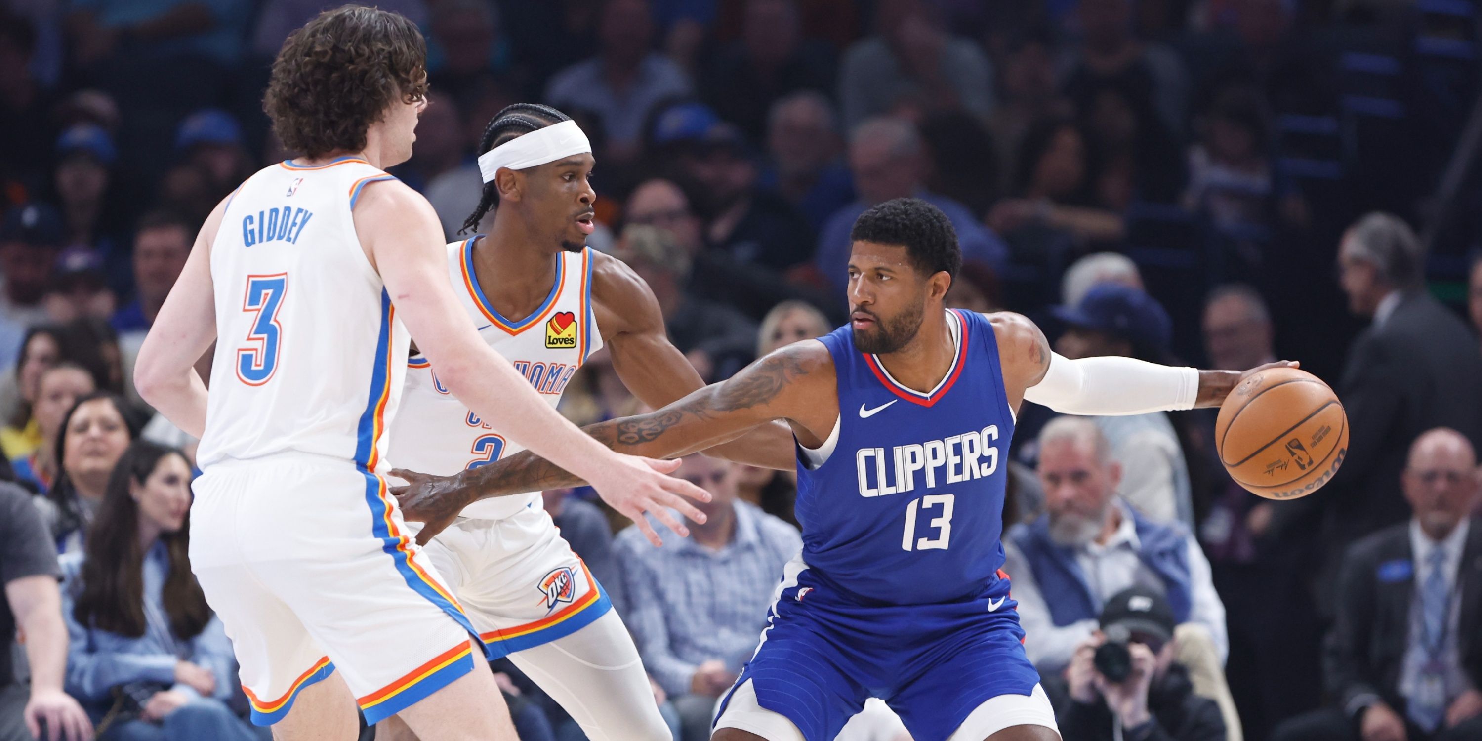 Oklahoma City Thunder Los Angeles Clippers Paul George Shai Gilgeous-Alexander