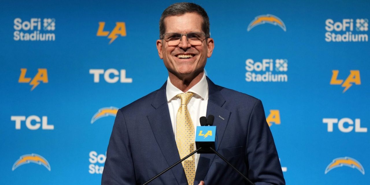 Chargers' Jim Harbaugh re-enters the NFL with Super Bowl expectations