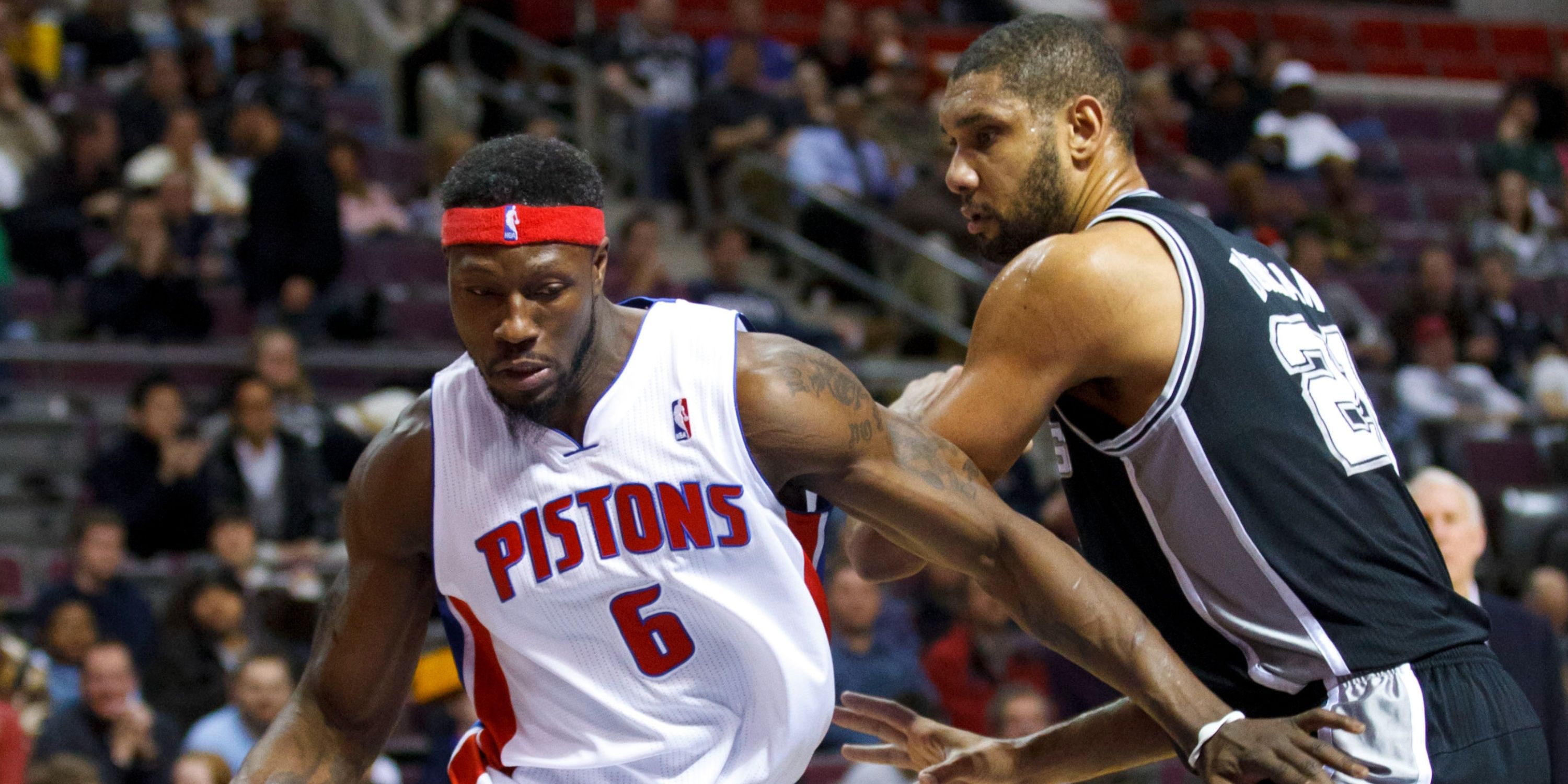 Ben Wallace Detroit Pistons Tim Duncan San Antonio Spurs