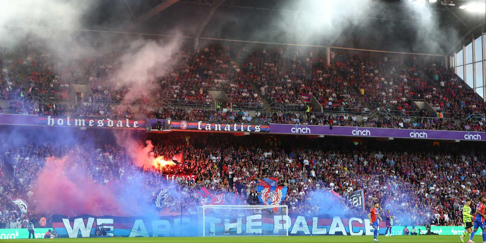 An inside view of Selhurst Park