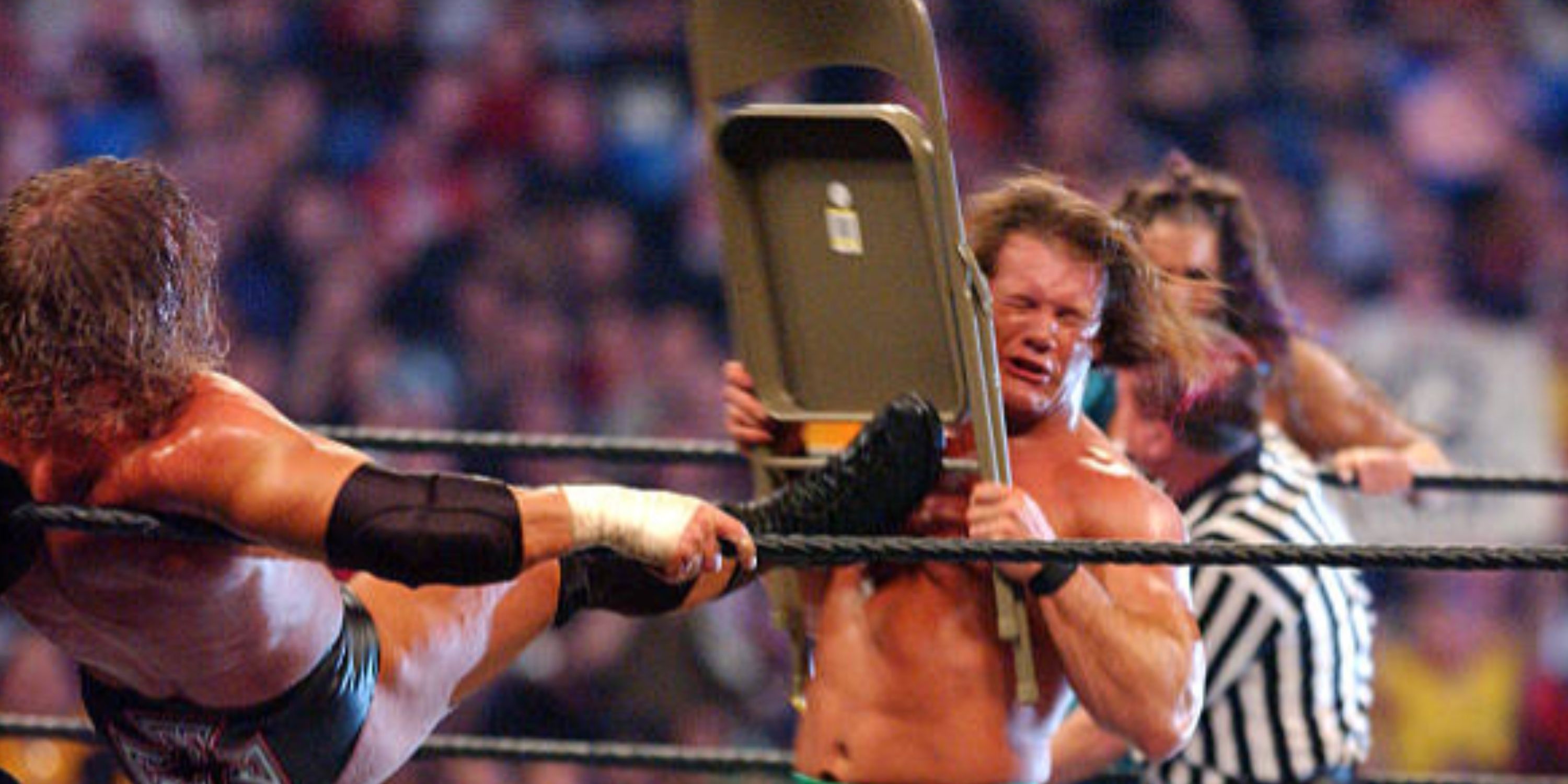 Triple H vs Chris Jericho at WWE WrestleMania 18