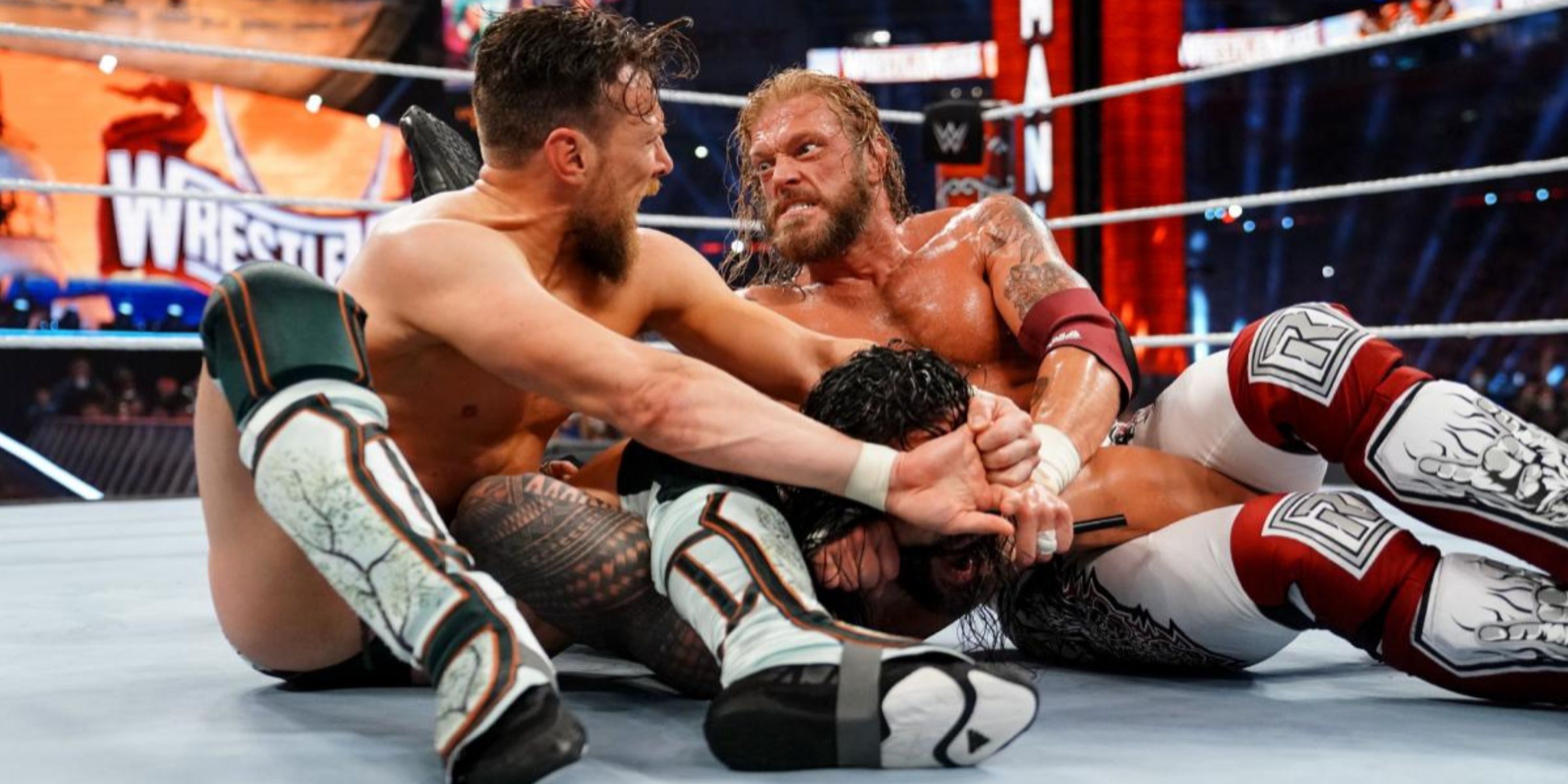 Daniel Bryan vs Roman Reigns vs Edge at WWE WrestleMania 37