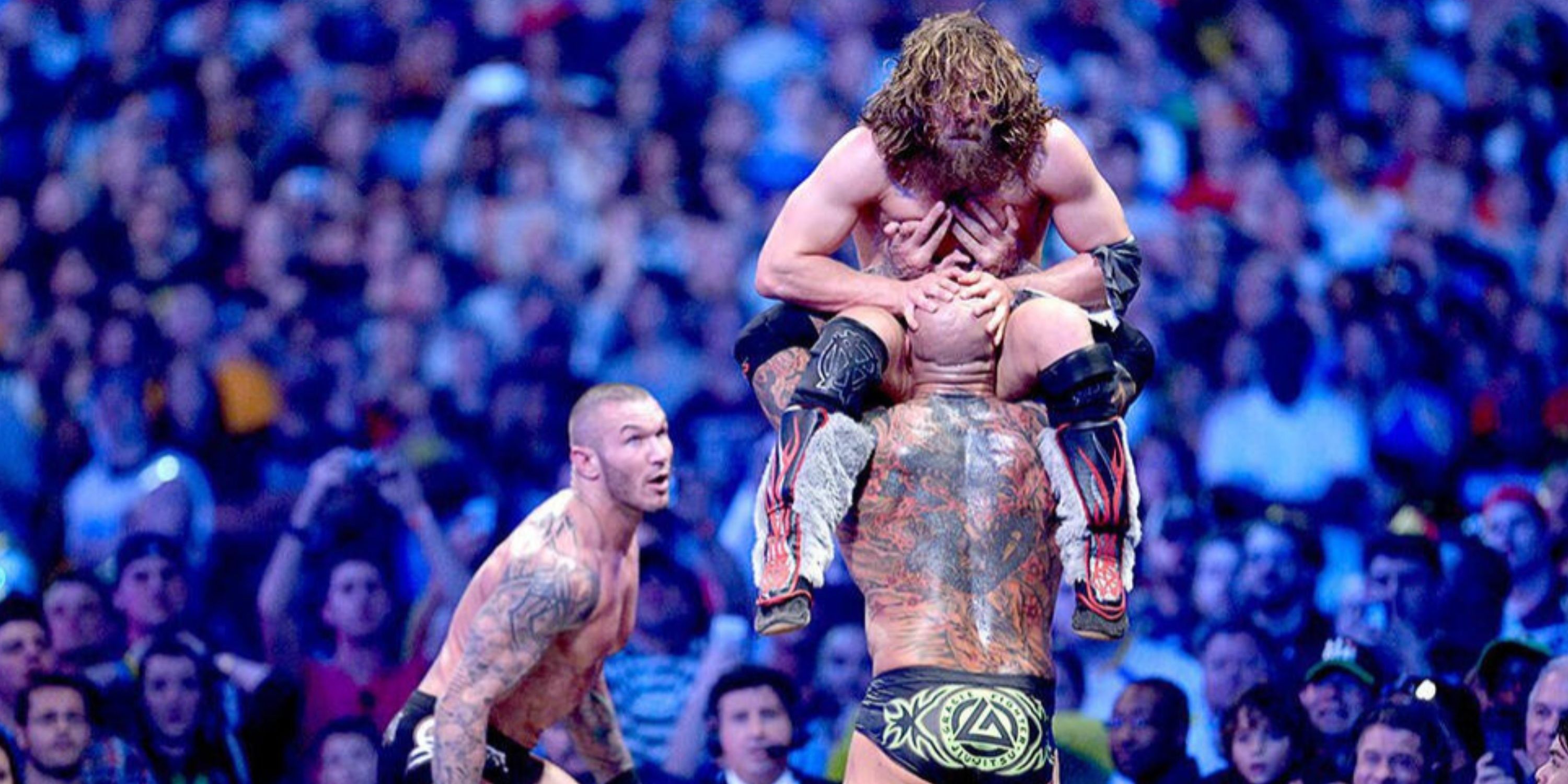 Daniel Bryan vs Randy Orton vs Batista at WWE WrestleMania 30