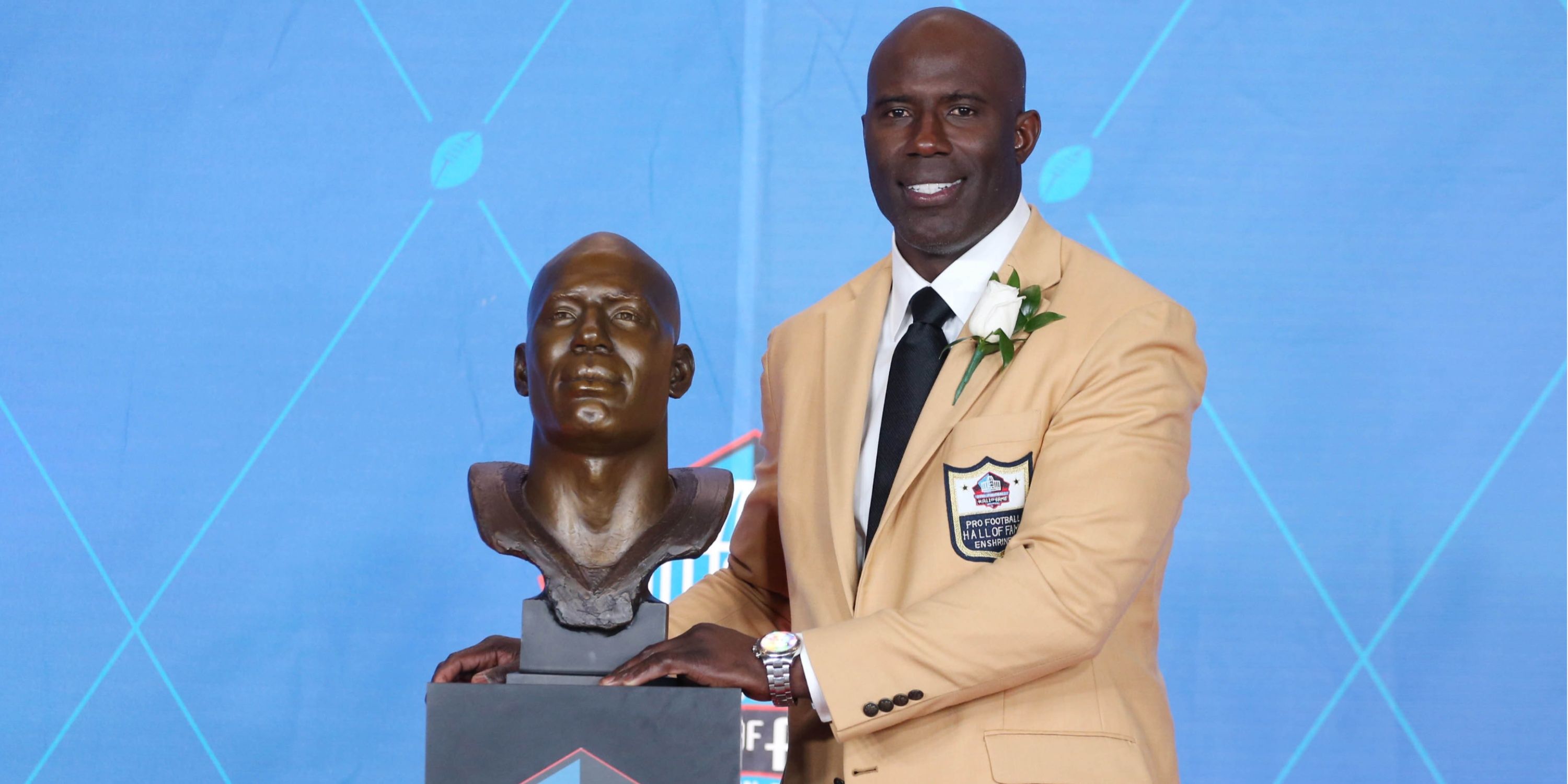 Terrell Davis at the NFL Hall of Fame