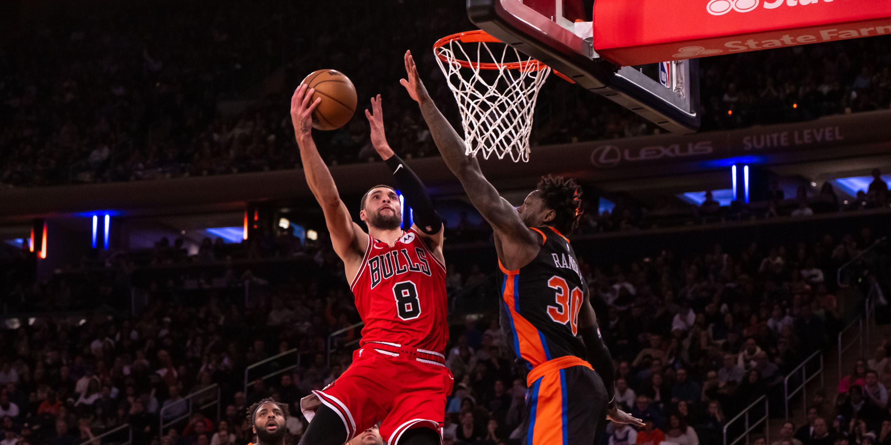 Zach LaVine, Julius Randle, Chicago Bulls, New York Knicks