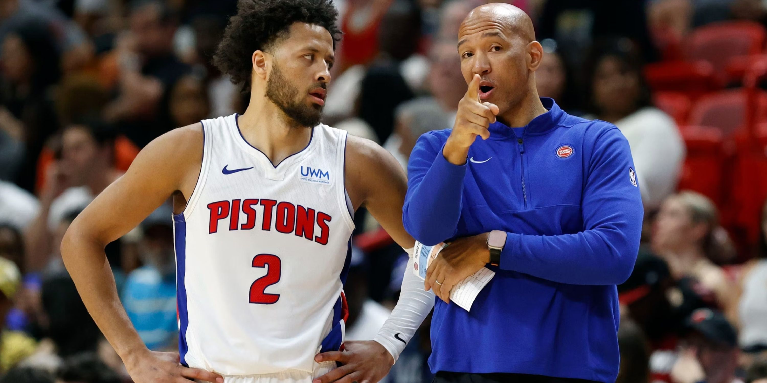 Detroit Pistons' Cade Cunningham Monty Williams