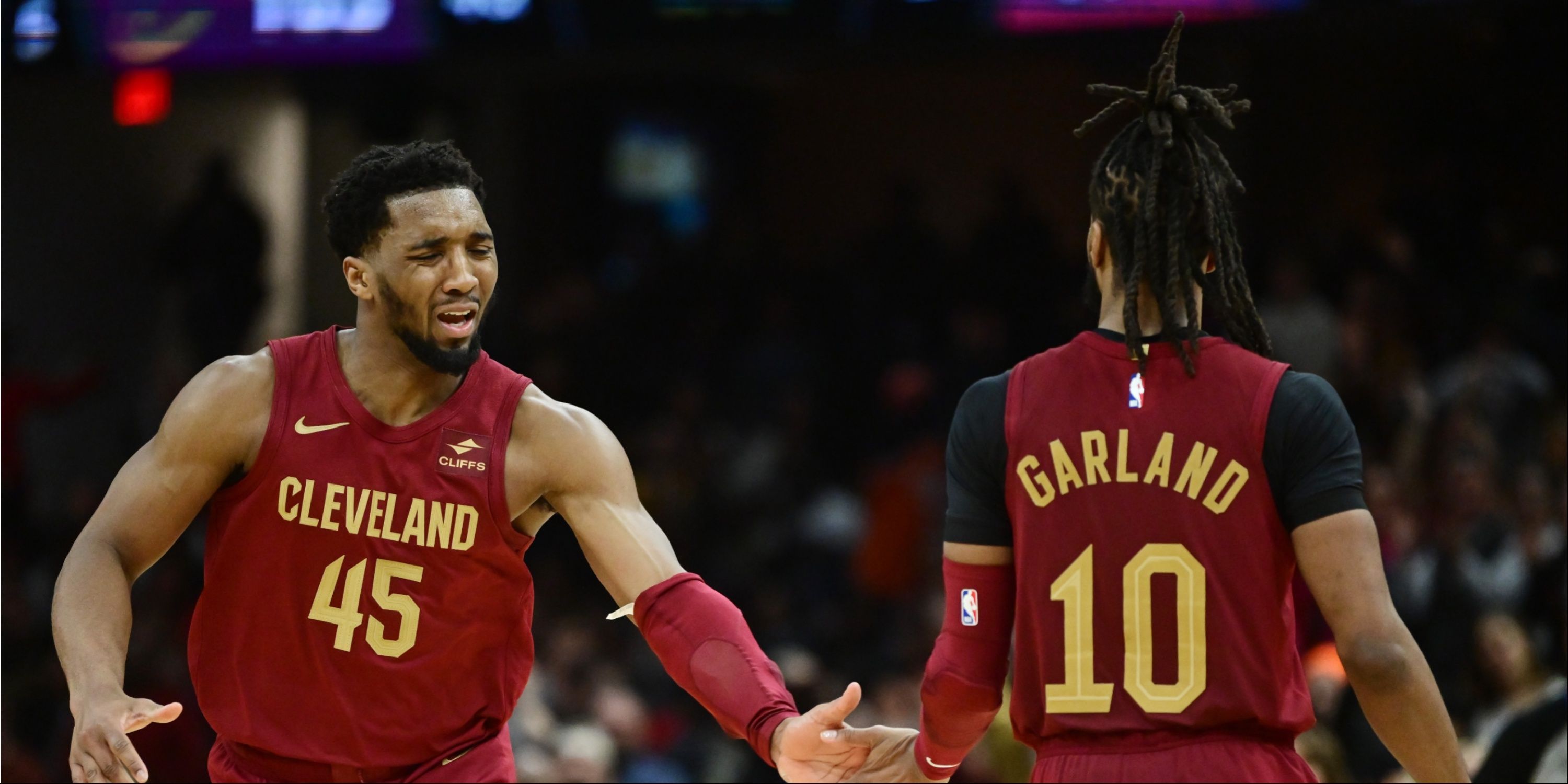 Donovan Mitchell and Darius Garland