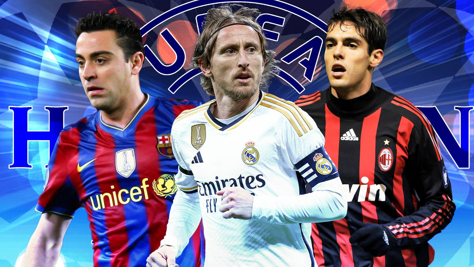 10 Greatest Midfielders in Champions League History Ranked