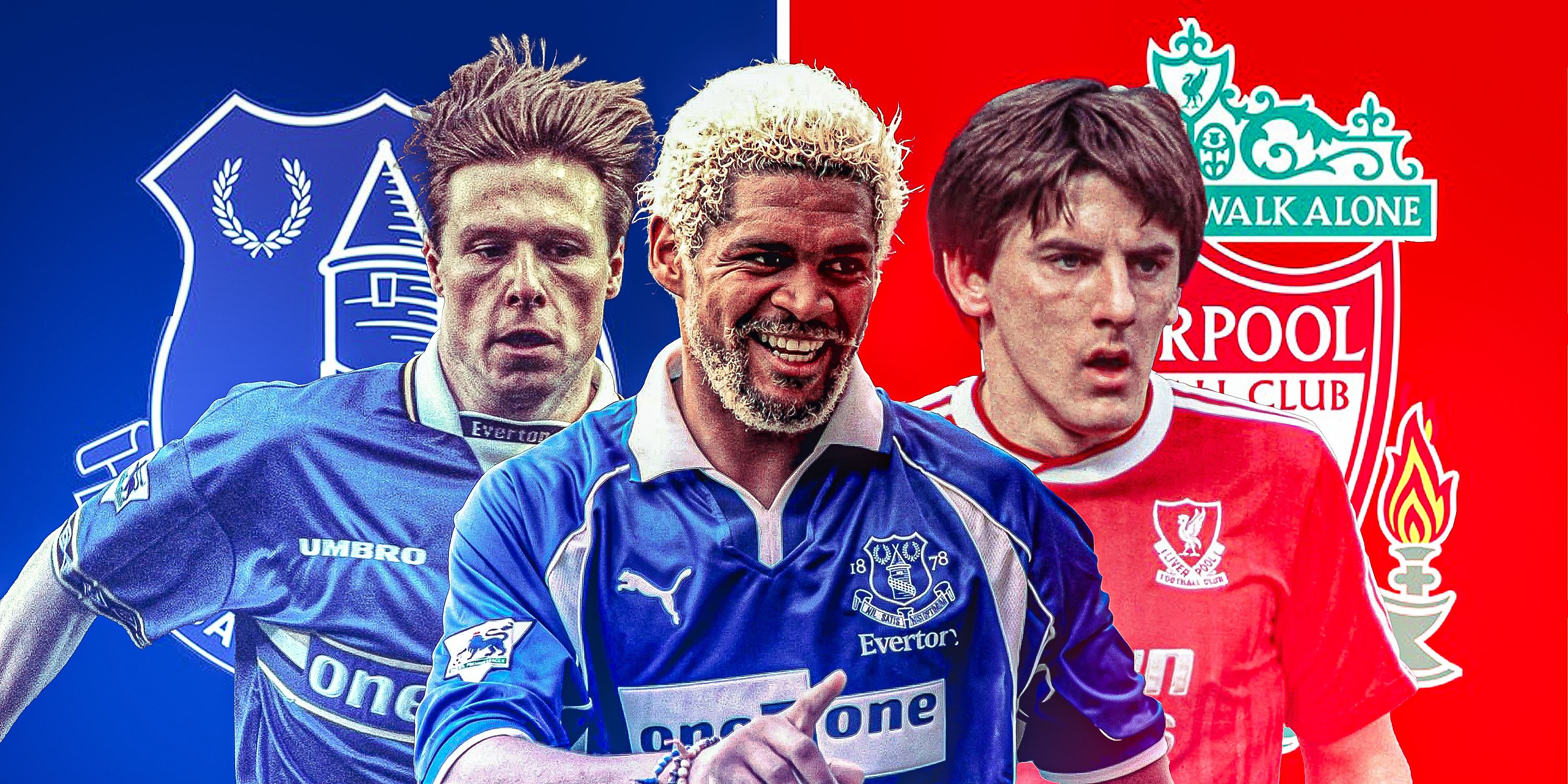 Every player to have played for both Everton and Liverpool featuring Nick Barmby, Abel Xavier and Peter Beardsley