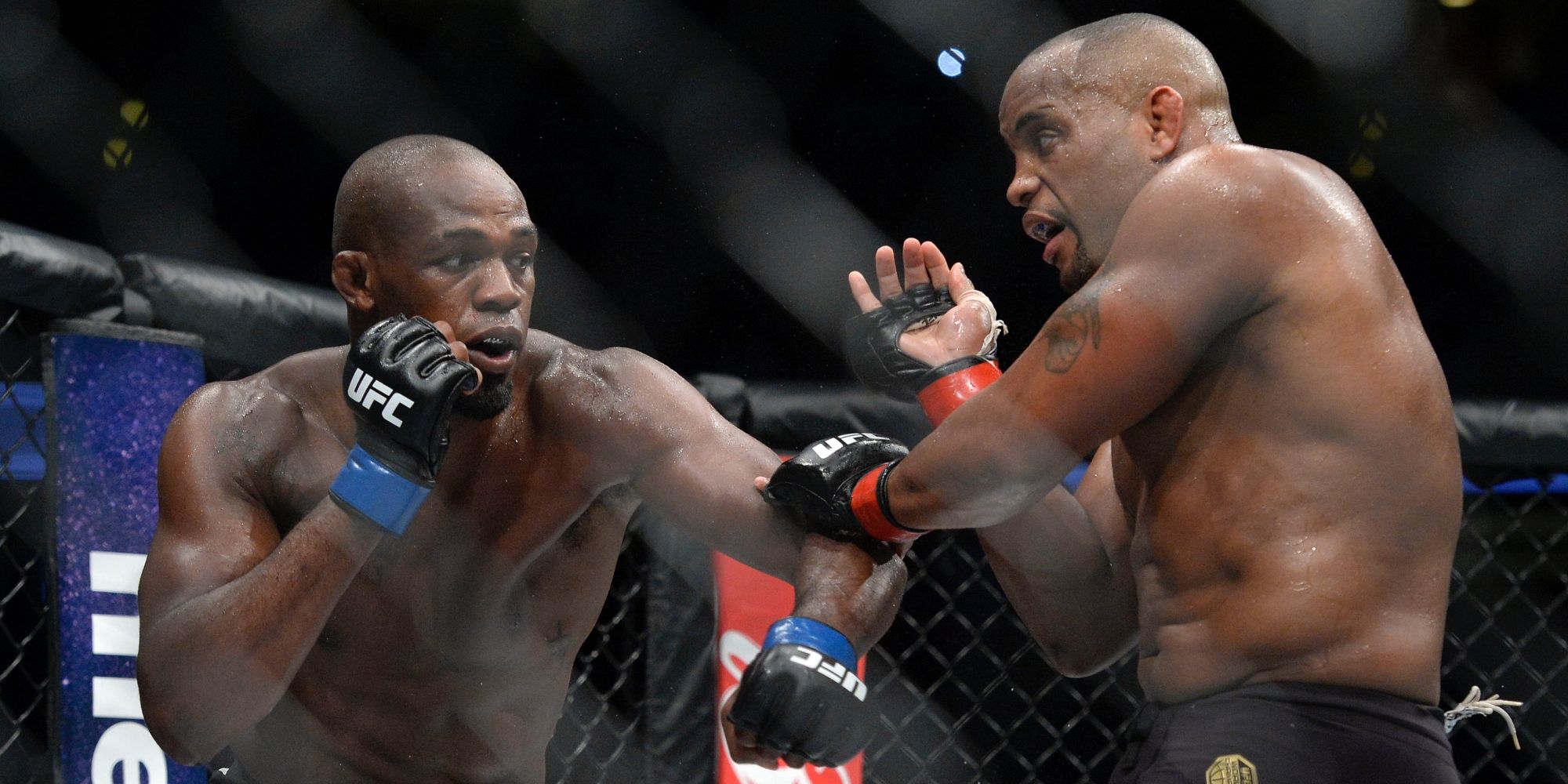 Jon Jones fighting Daniel Cormier