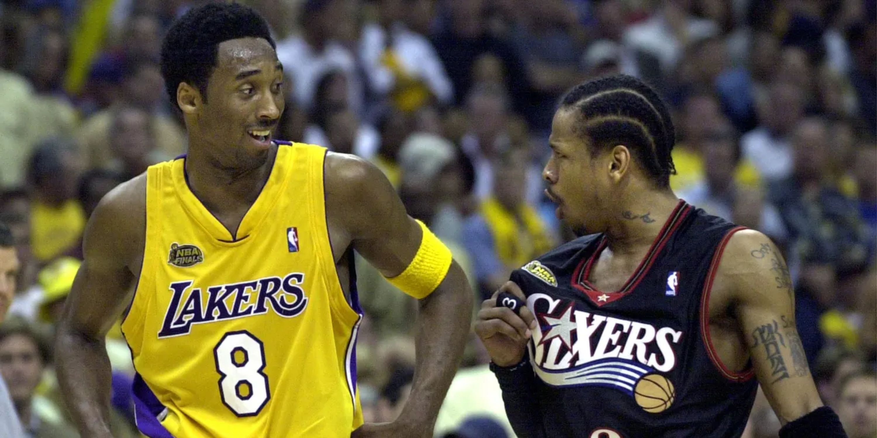 Kobe Bryant and Allen Iverson