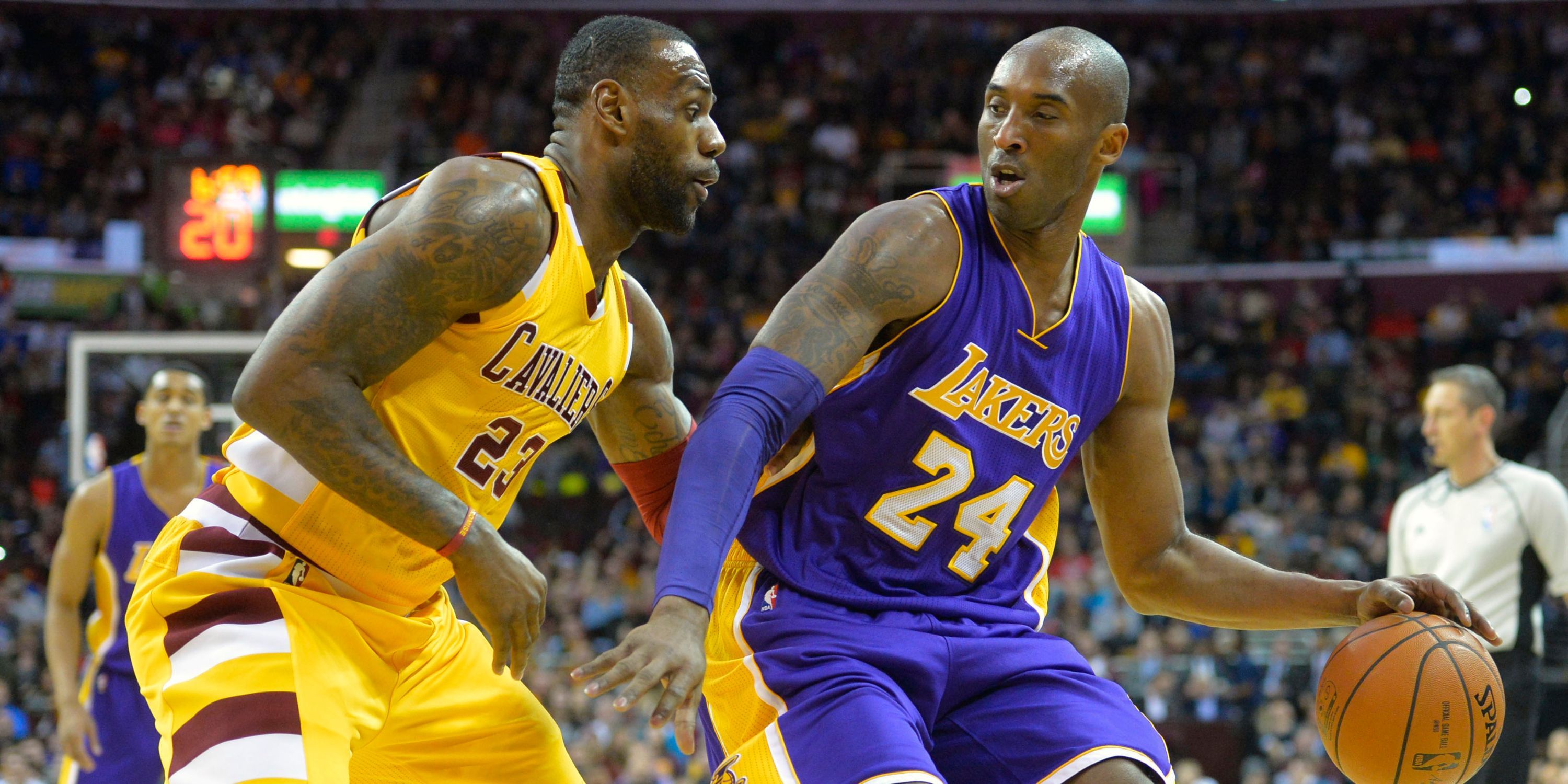 Kobe Bryant and LeBron James