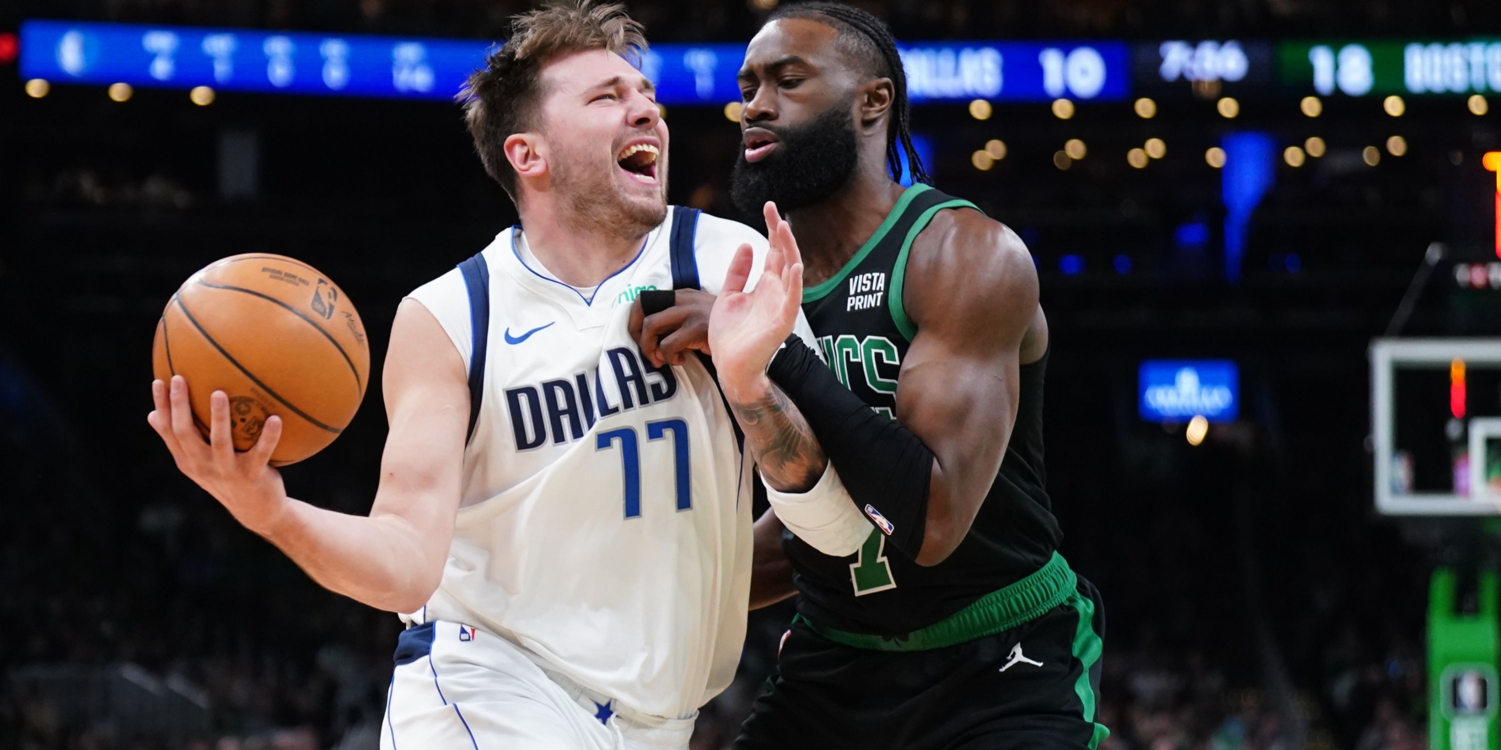 Luka Doncic Jaylen Brown