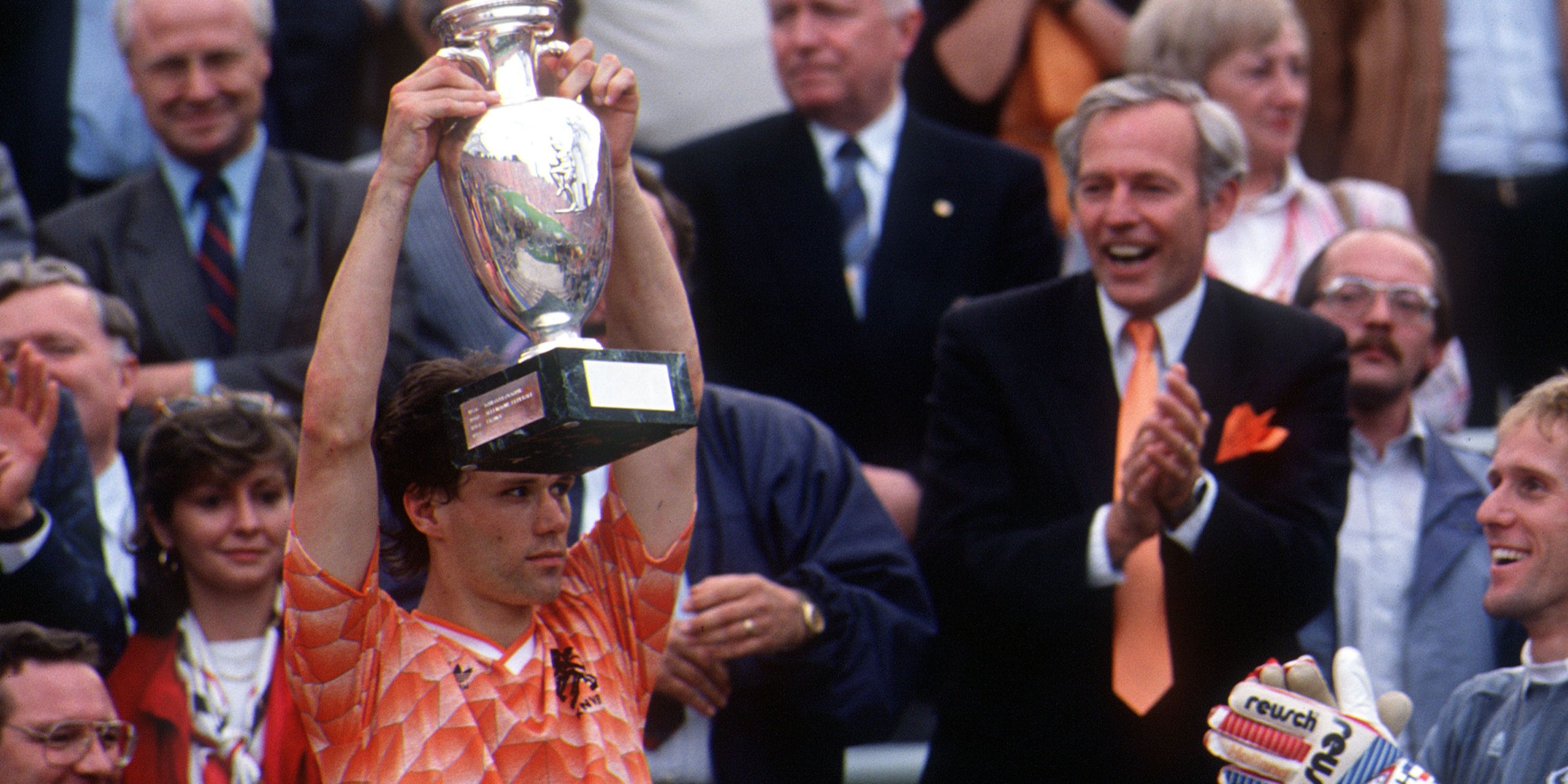 Marco van Basten lifts European Championship