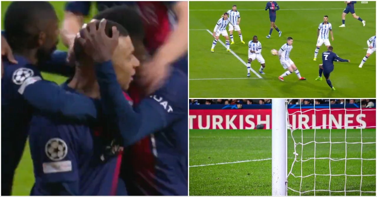 Kylian Mbappe Rips The Net With Goal For Psg Vs Real Sociedad 2164