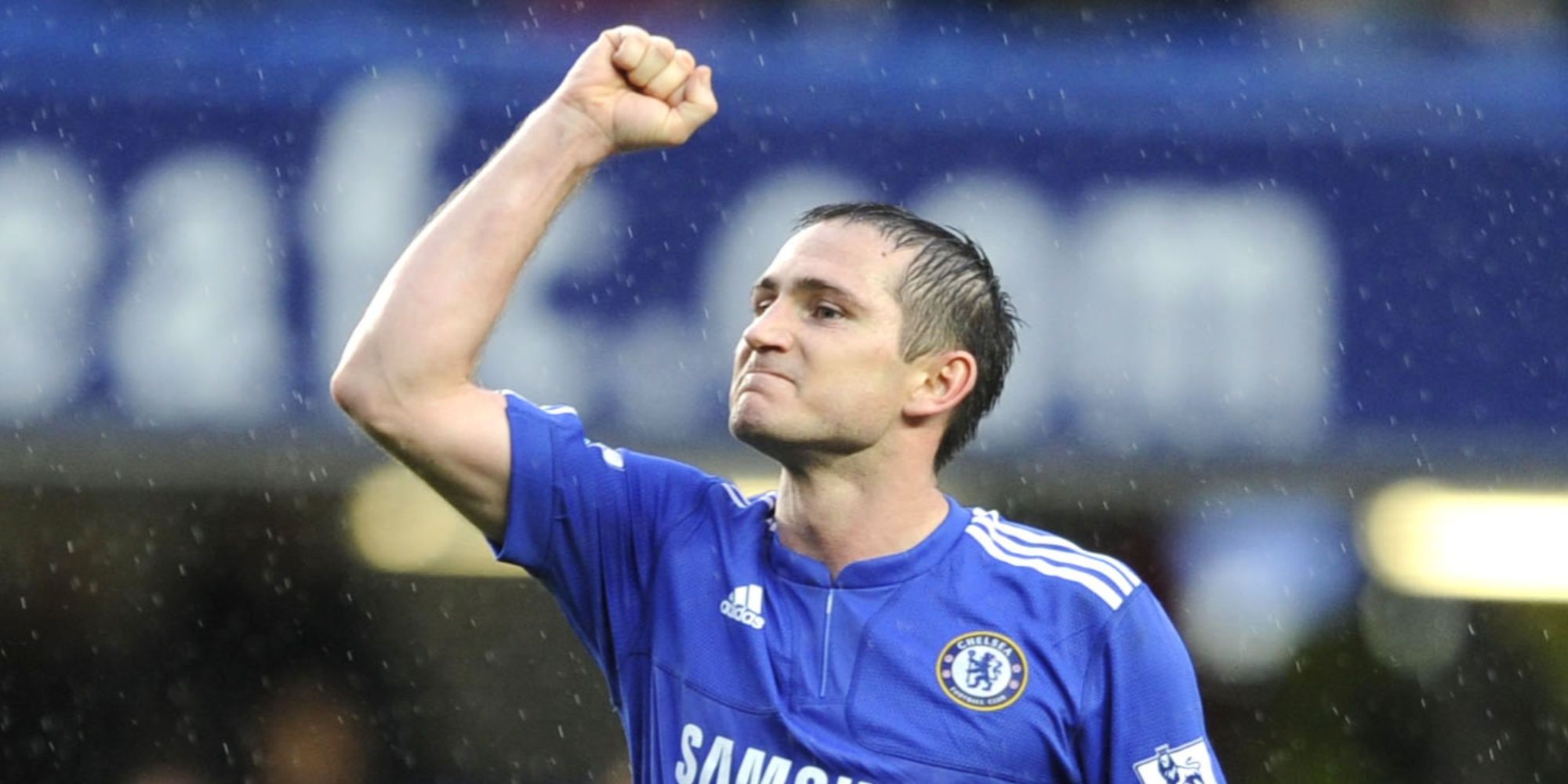 Chelsea's Frank Lampard celebrates vs Aston Villa