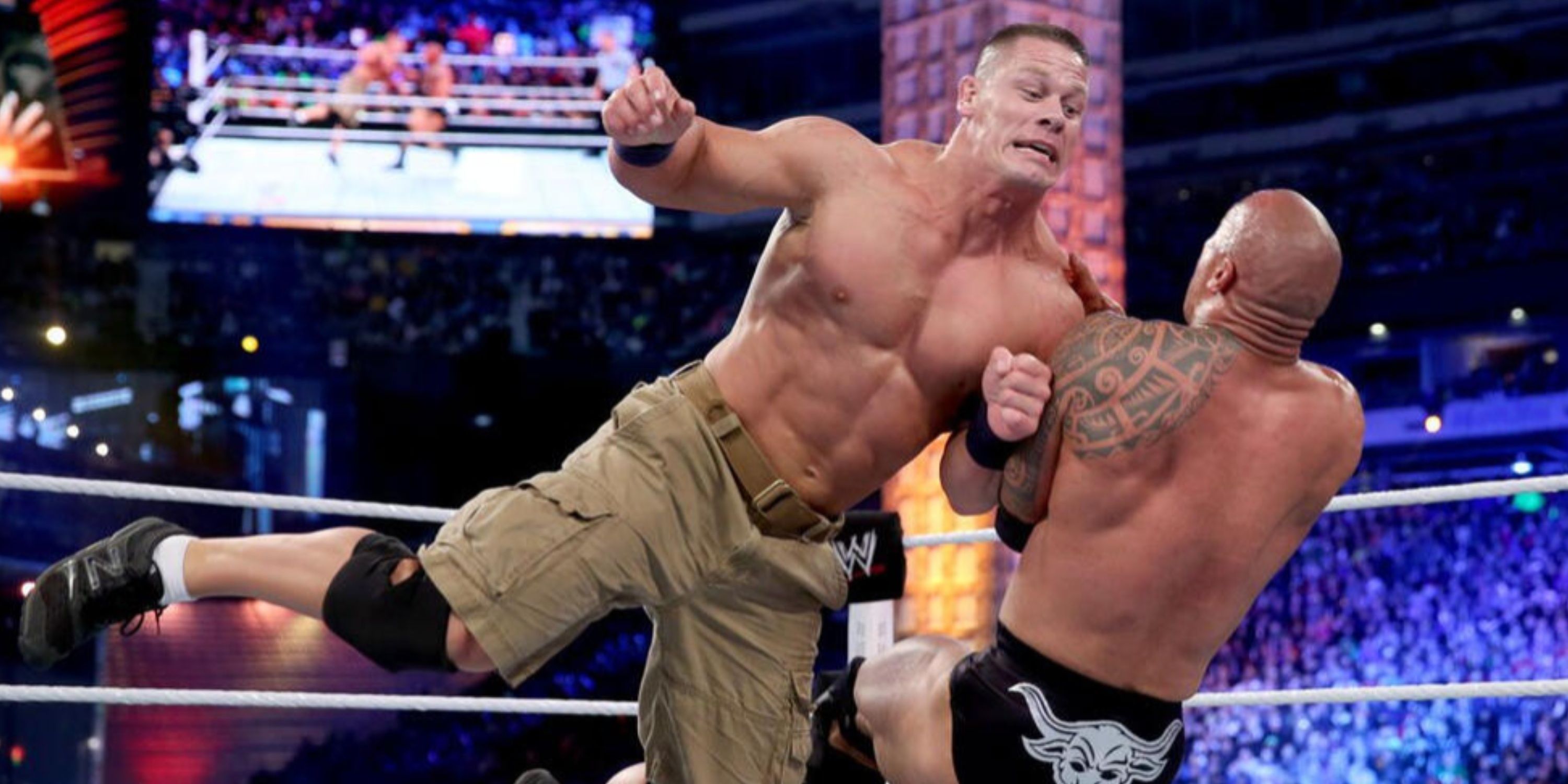 The Rock vs John Cena at WrestleMania 29