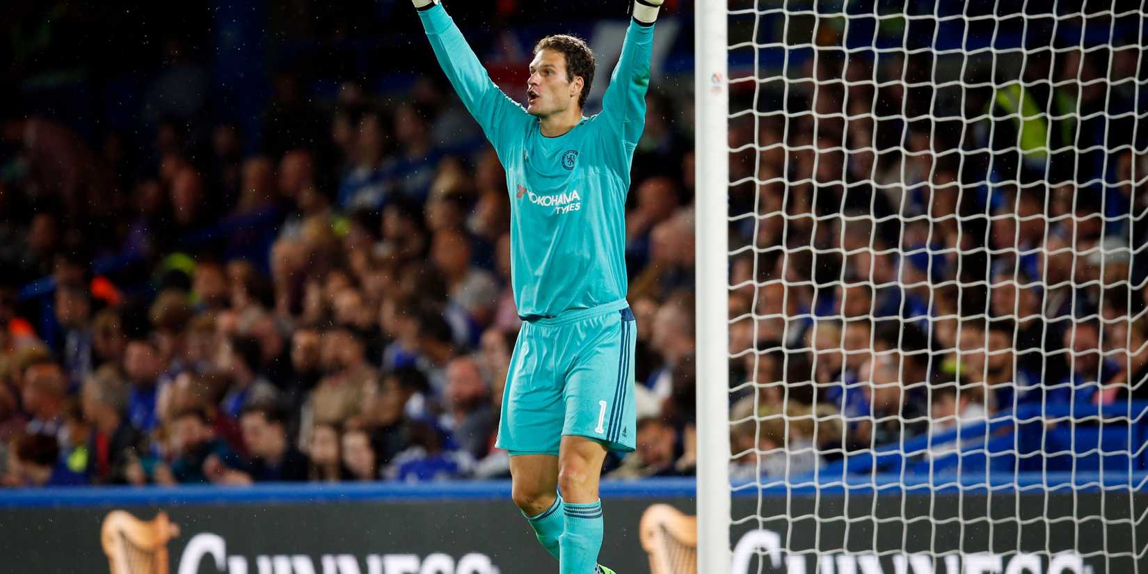 Begovic raises arms