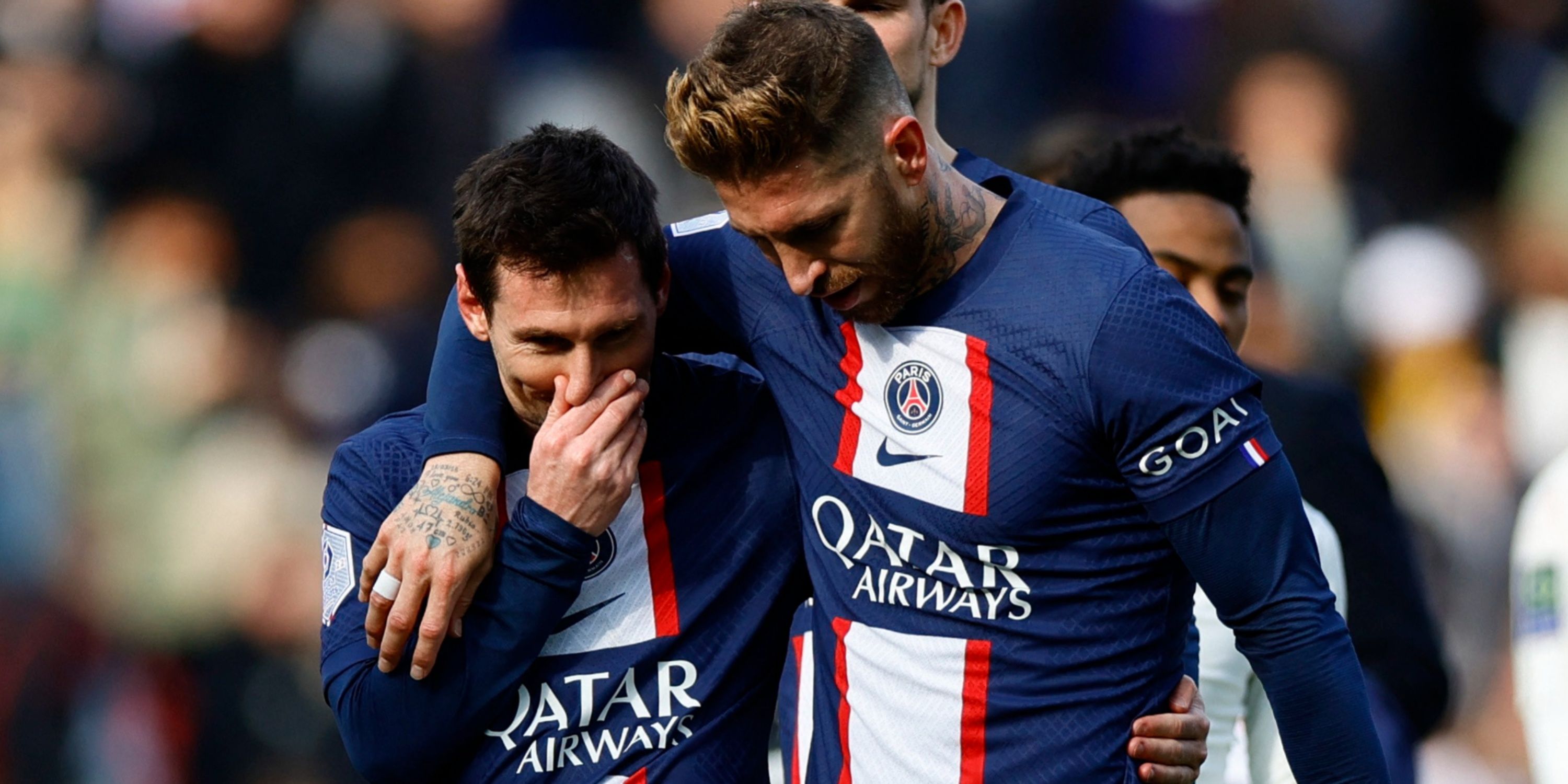 Lionel Messi and Sergio Ramos together at PSG