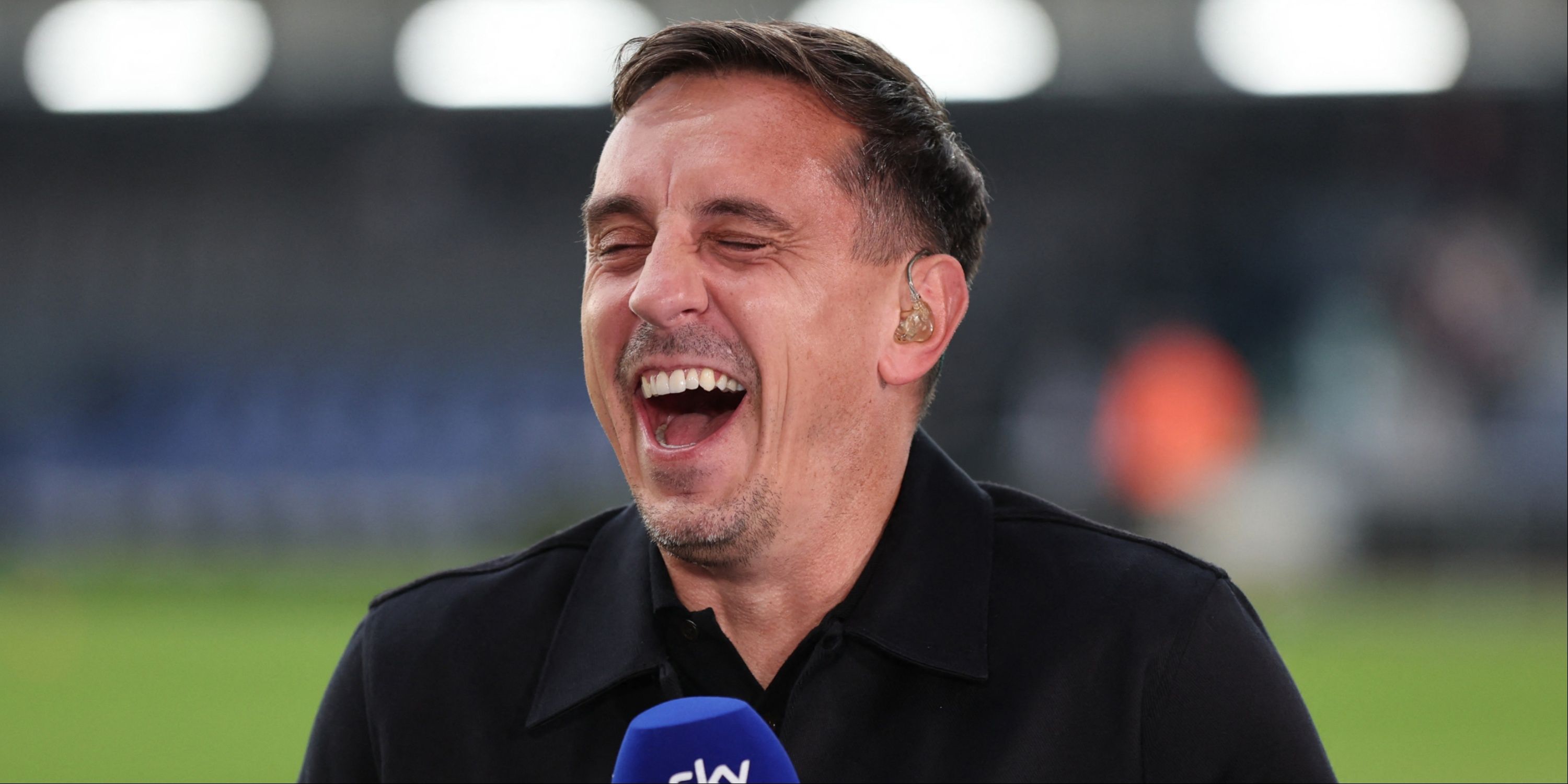 Gary Neville as a pundit for Sky Sports