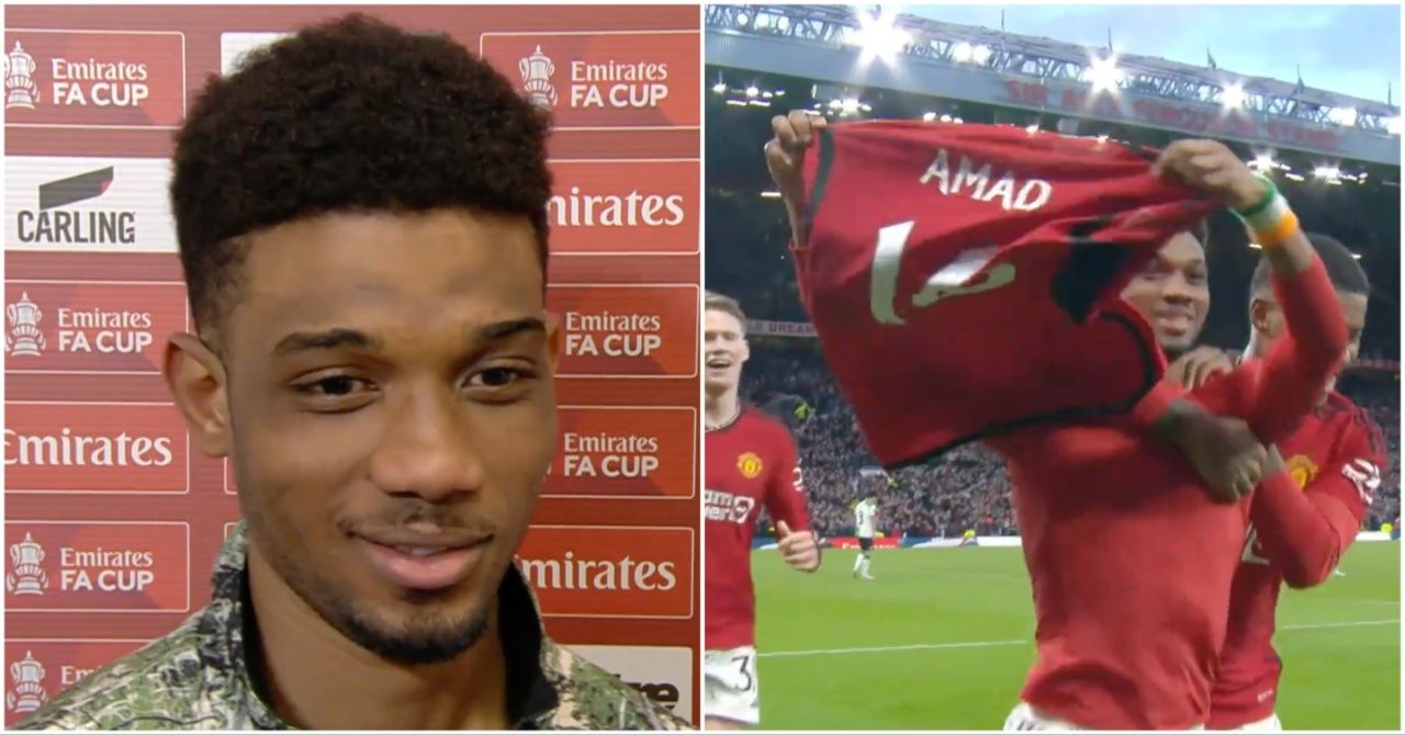 Amad Diallo Gives Hilarious Answer on Why he Got Sent Off vs Liverpool