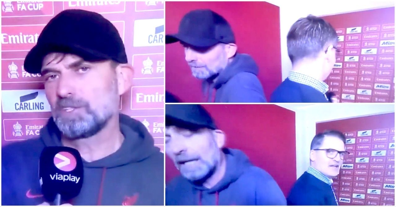 Jurgen Klopp Storms Out Of Tv Interview Following Dumb Question