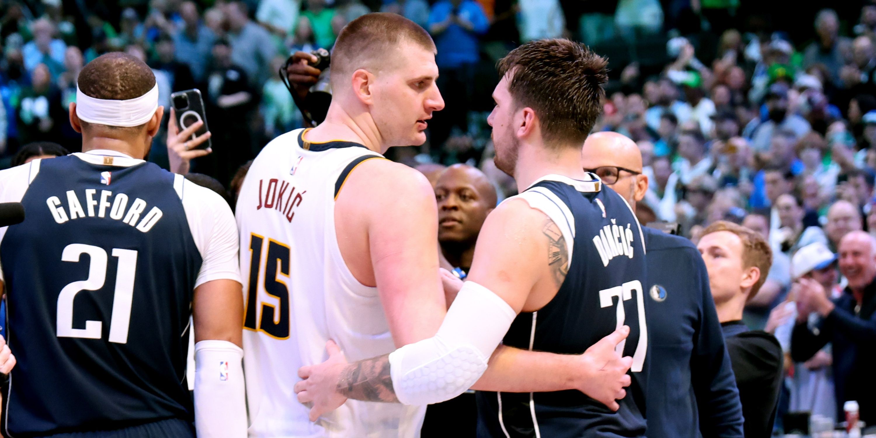 Nikola Jokic Luka Doncic Nuggets Mavs