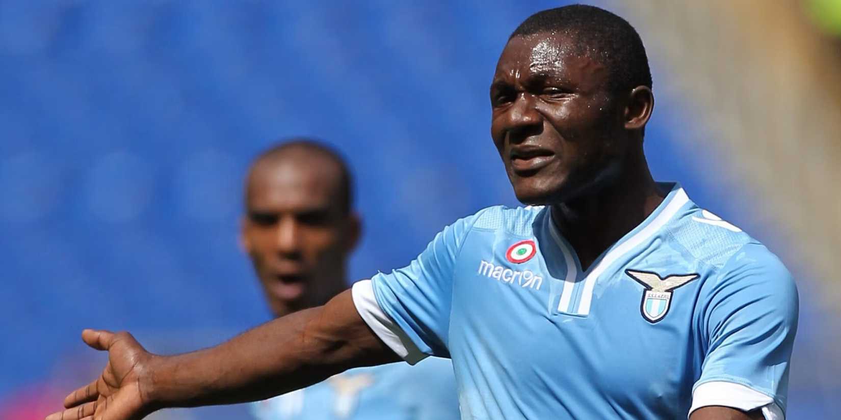 Joseph Minala in action for Lazio
