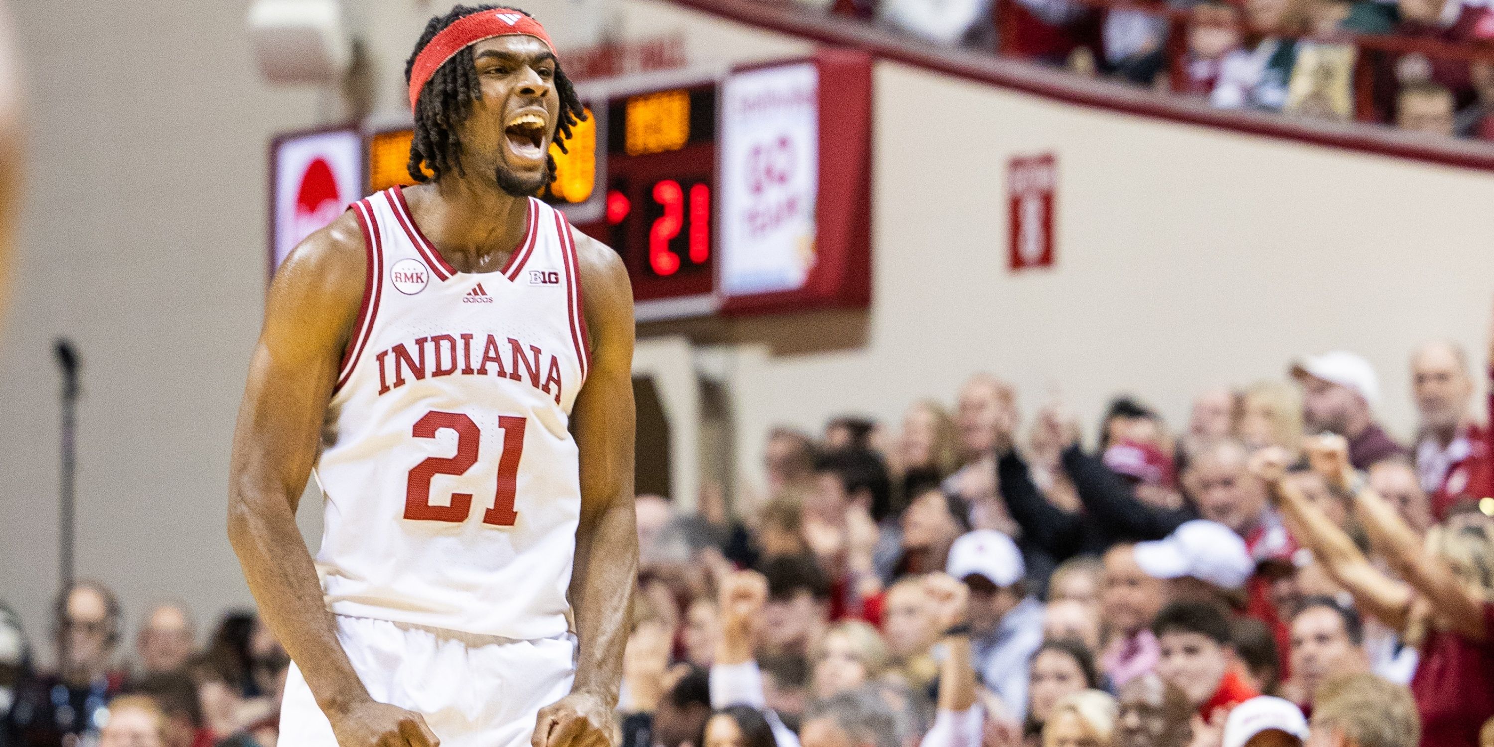 Indiana freshman Mackenzie Mgbako