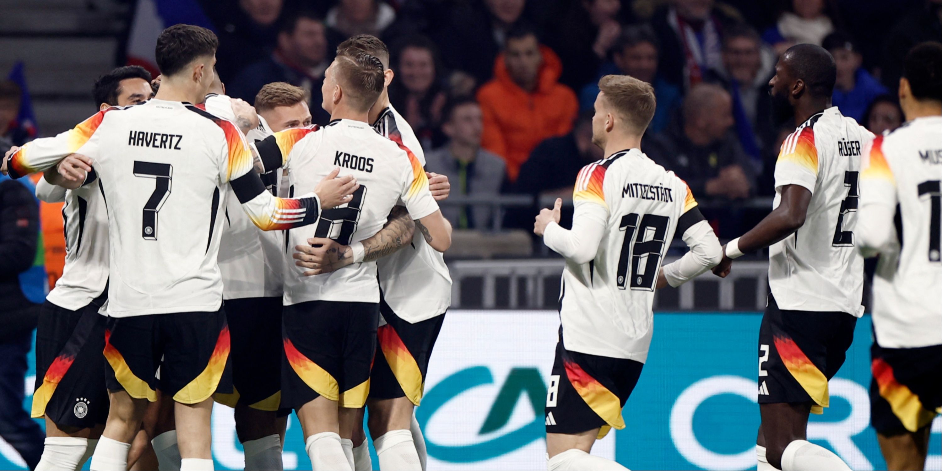 Germany players celebrate