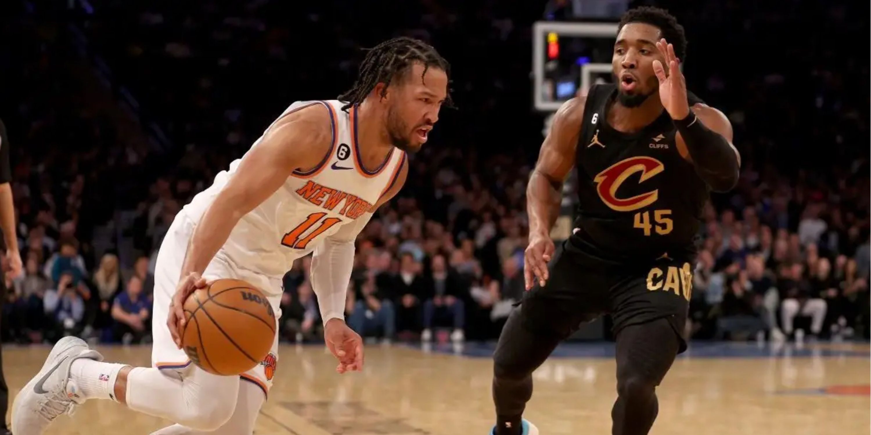 Donovan Mitchell Jalen Brunson New York Knicks Cleveland Cavaliers