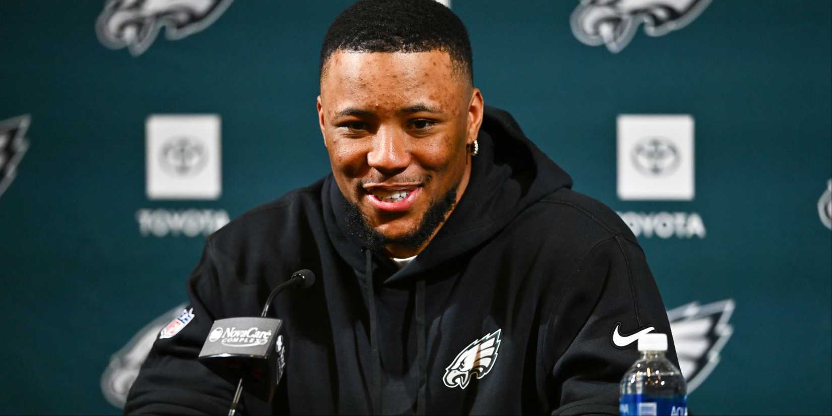 Saquon Barkley with the Philadelphia Eagles