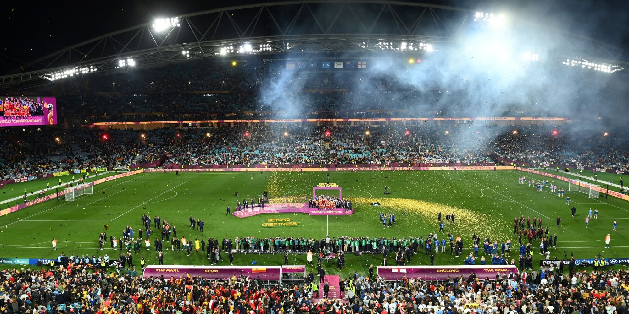 Accor Stadium, scene of the Spanish women's world crown.