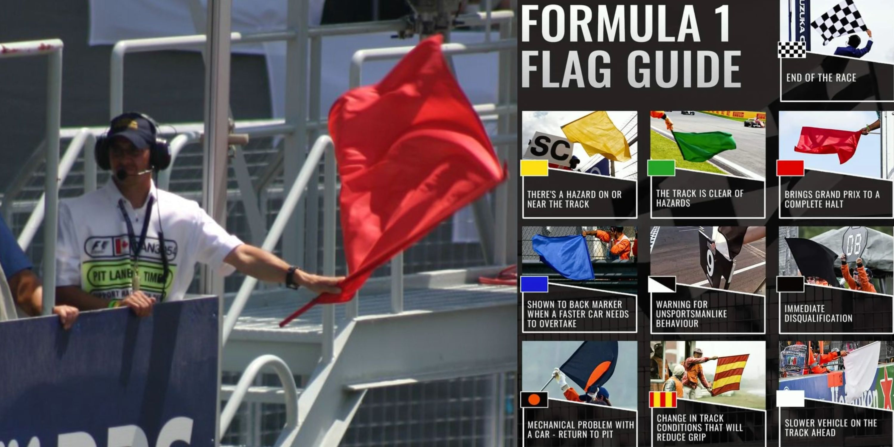 Flags used in F1