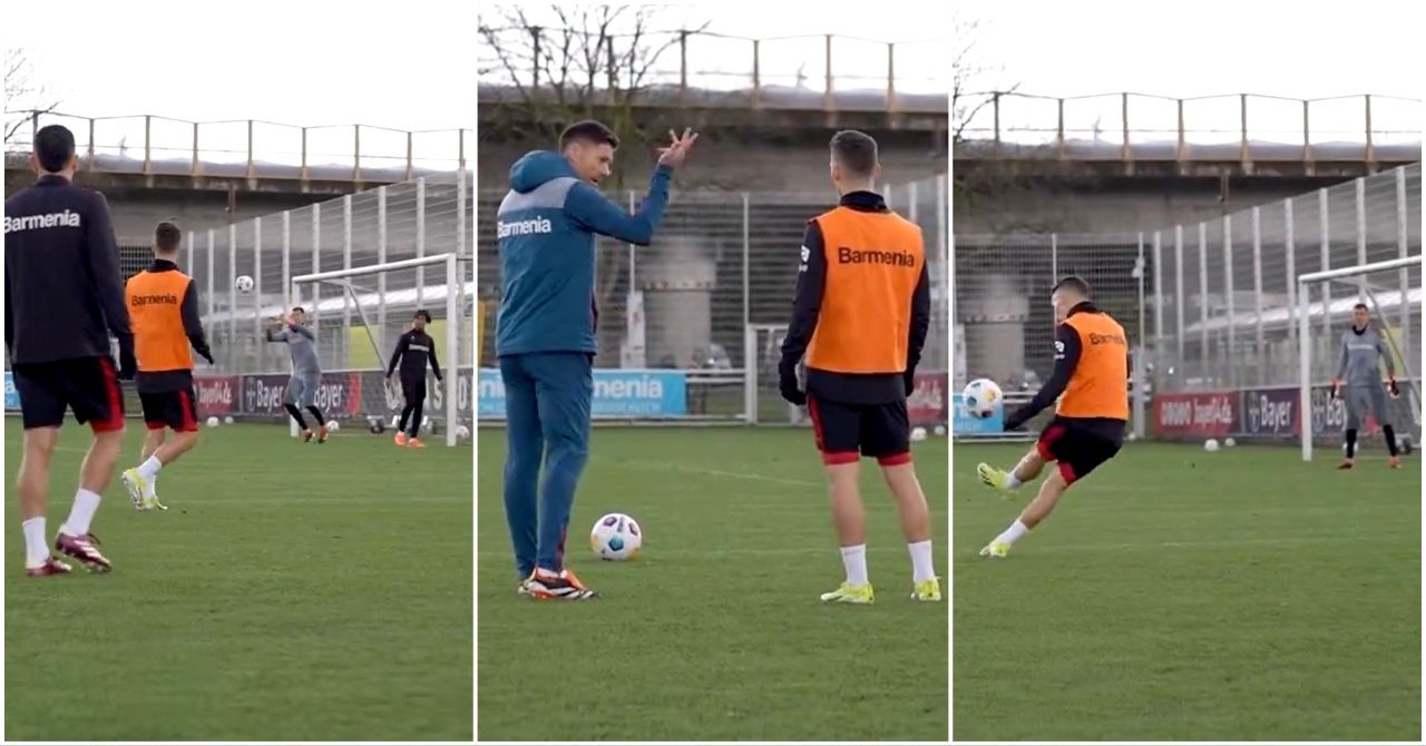 Footage of Xabi Alonso in Bayer Leverkusen Training Goes Viral