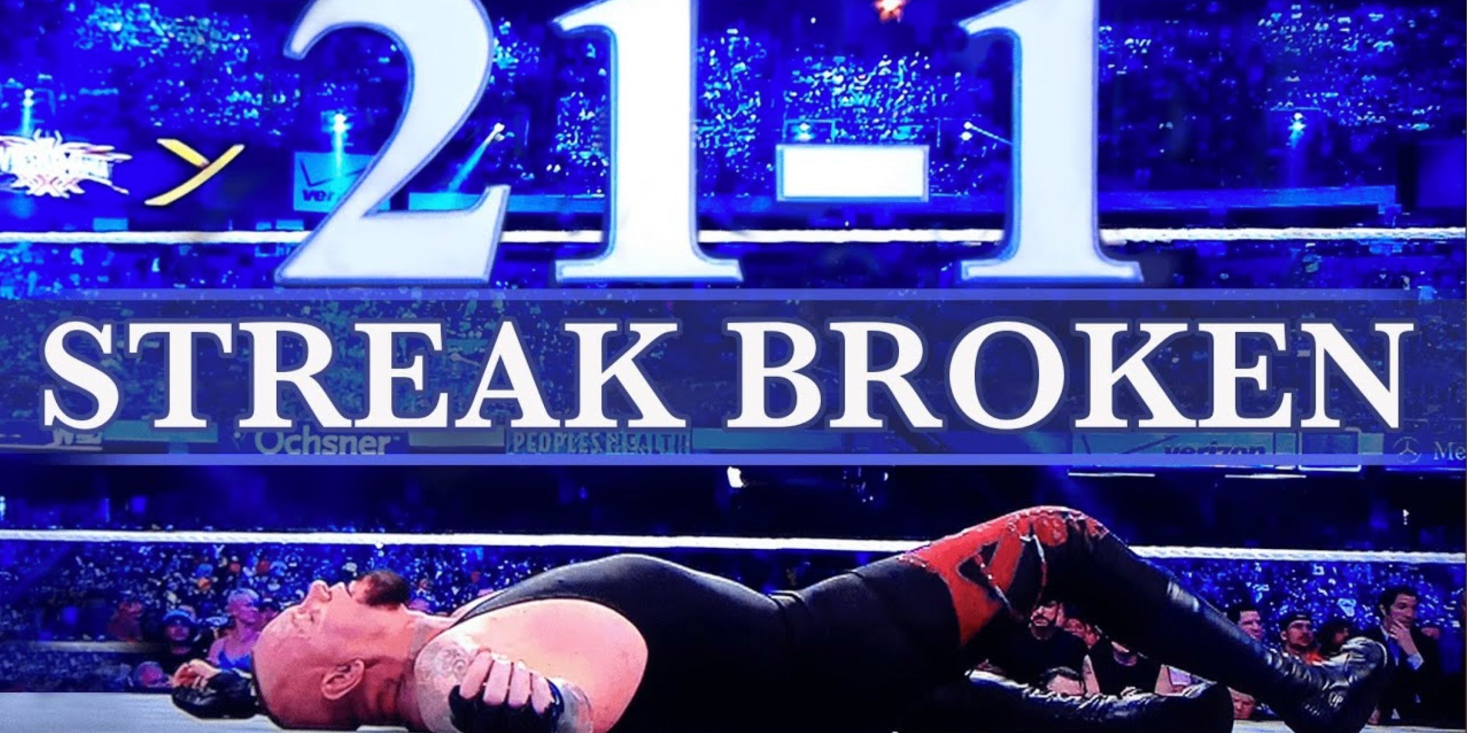 The Undertaker loses his WrestleMania streak