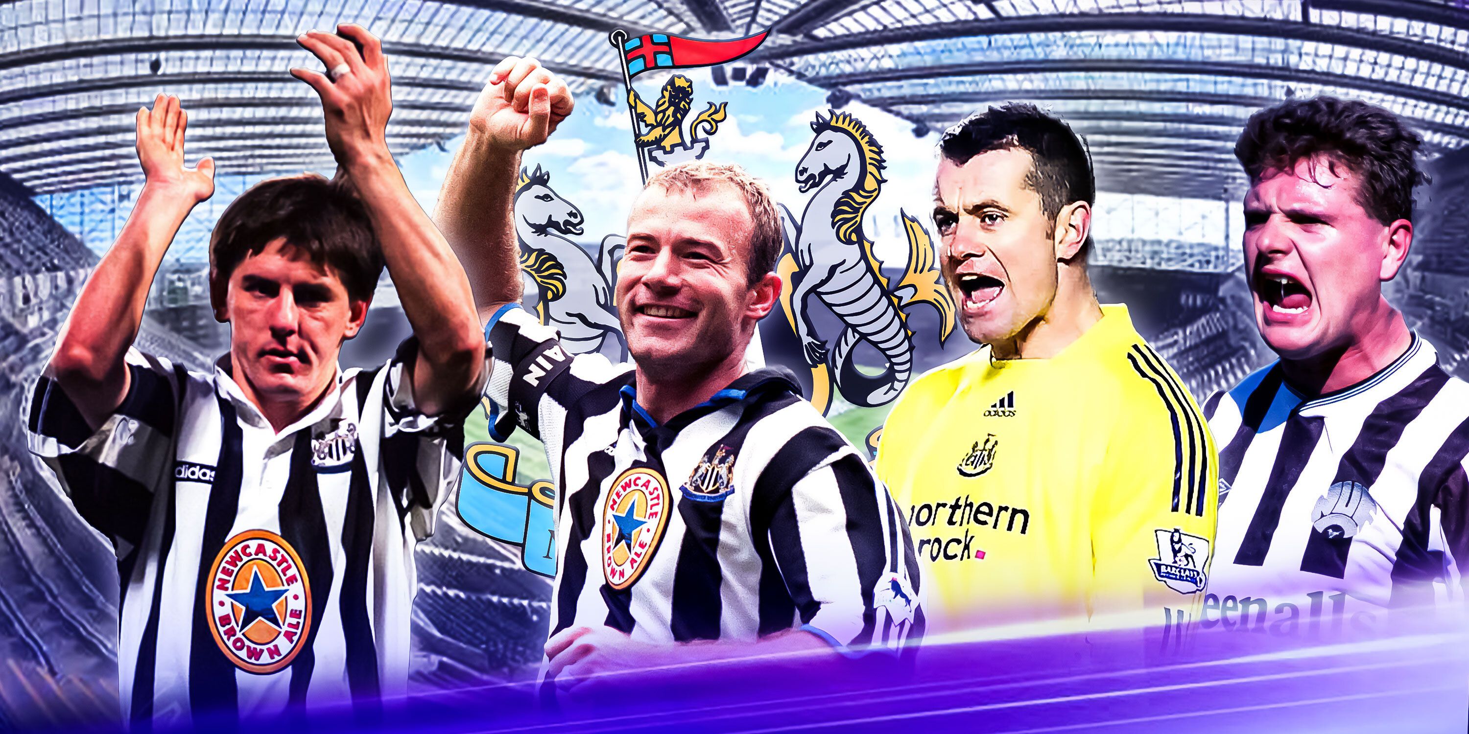 Ranking Newcastle United's best ever players featuring Alan Shearer, Shay Given, Paul Gascoigne and Peter Beardsley