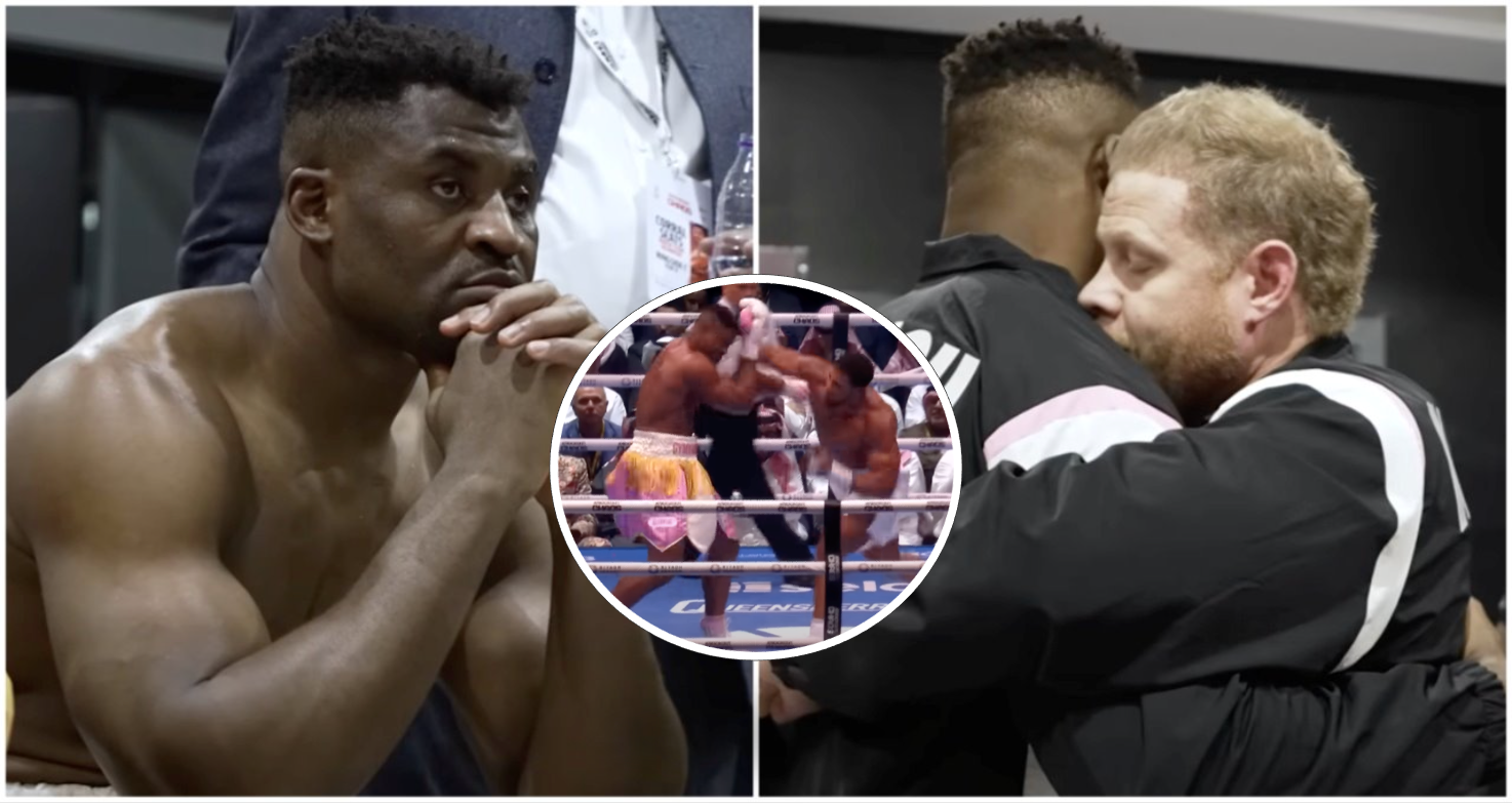 Francis Ngannou's Dressing Room Reaction After Anthony Joshua Loss