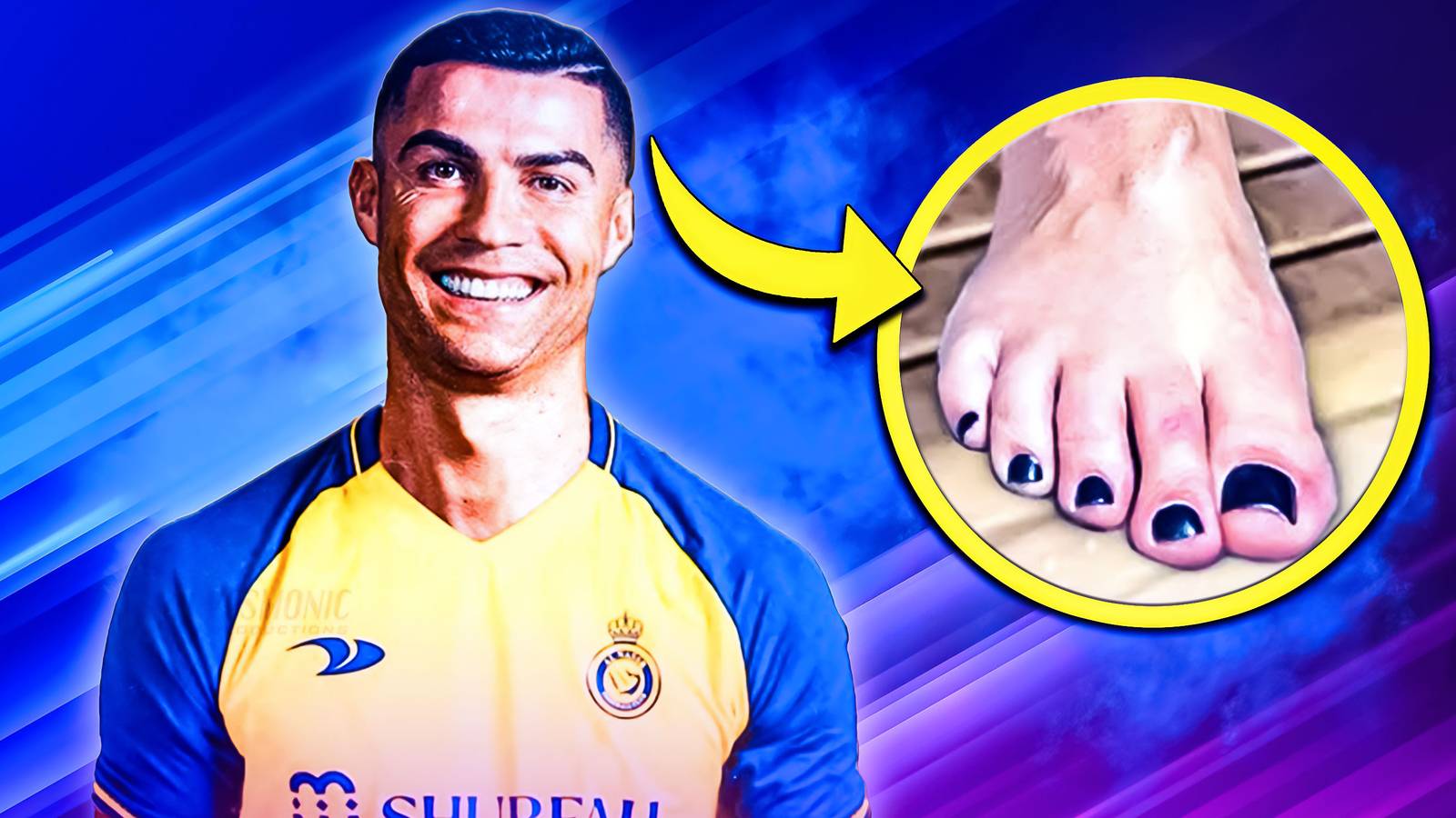 Why Cristiano Ronaldo Paints His Toenails Black