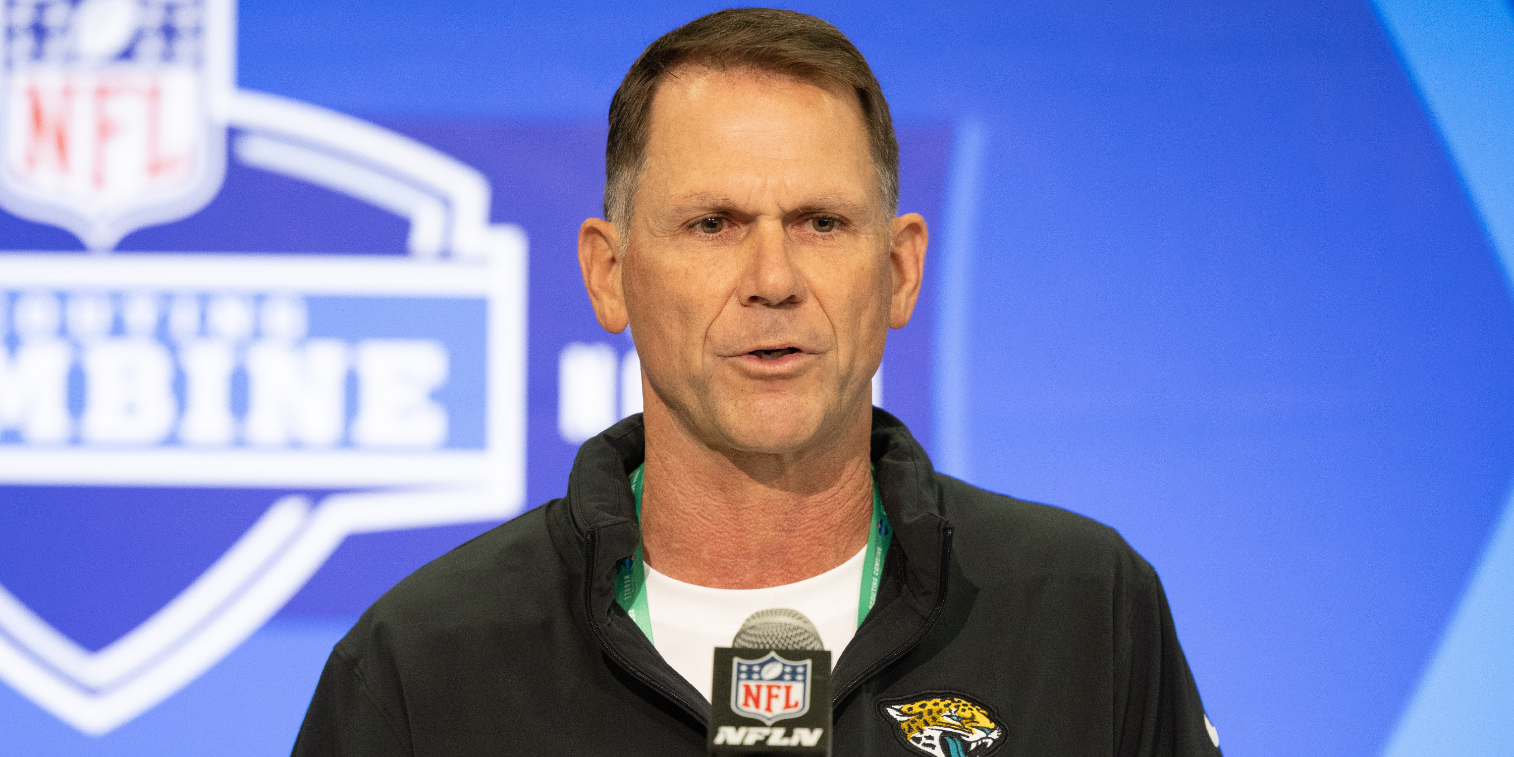 Jacksonville Jaguars GM Trent Baalke at 2024 NFL Scouting Combine